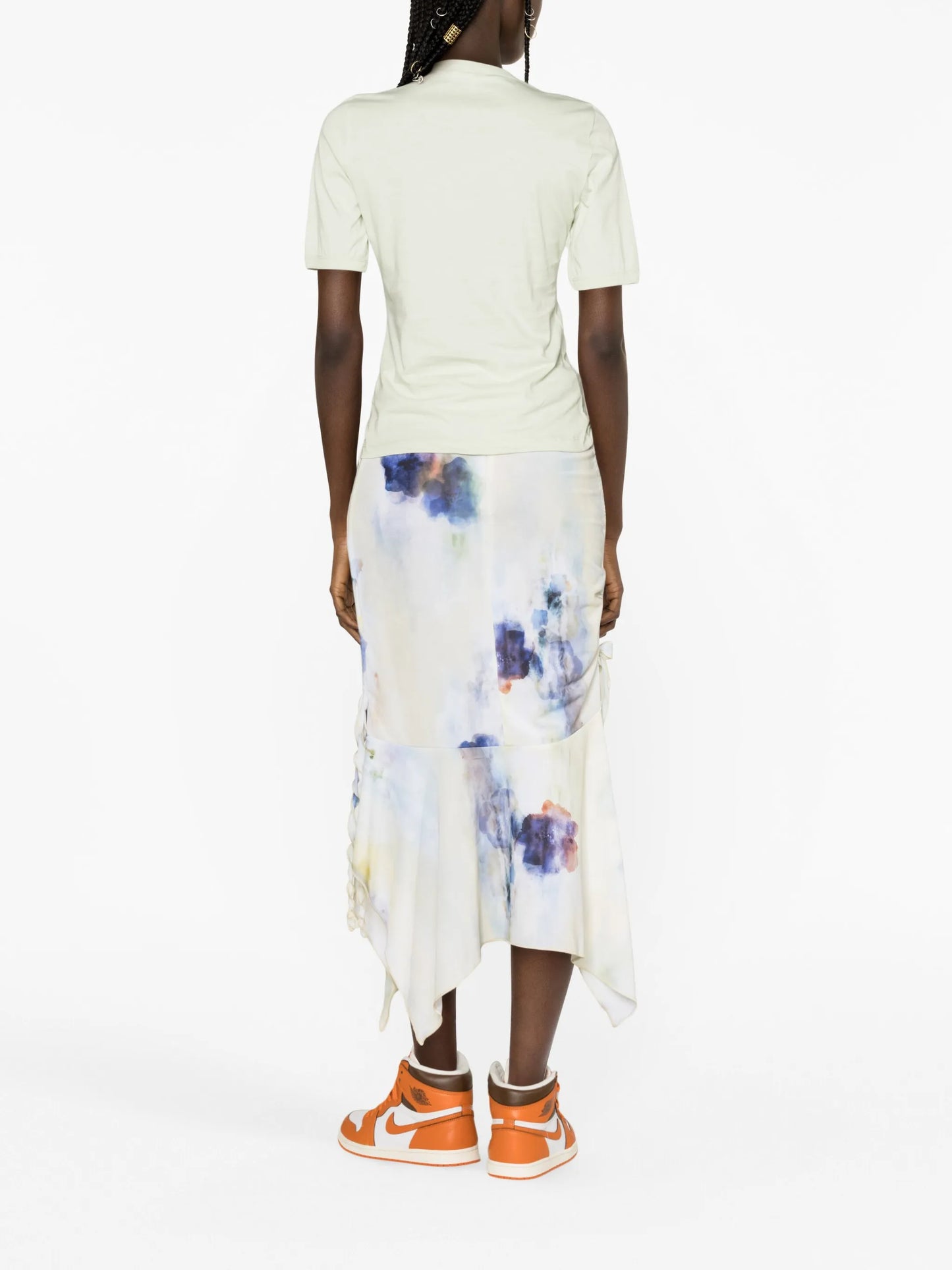 Flower Fitter organic-cotton T-shirt