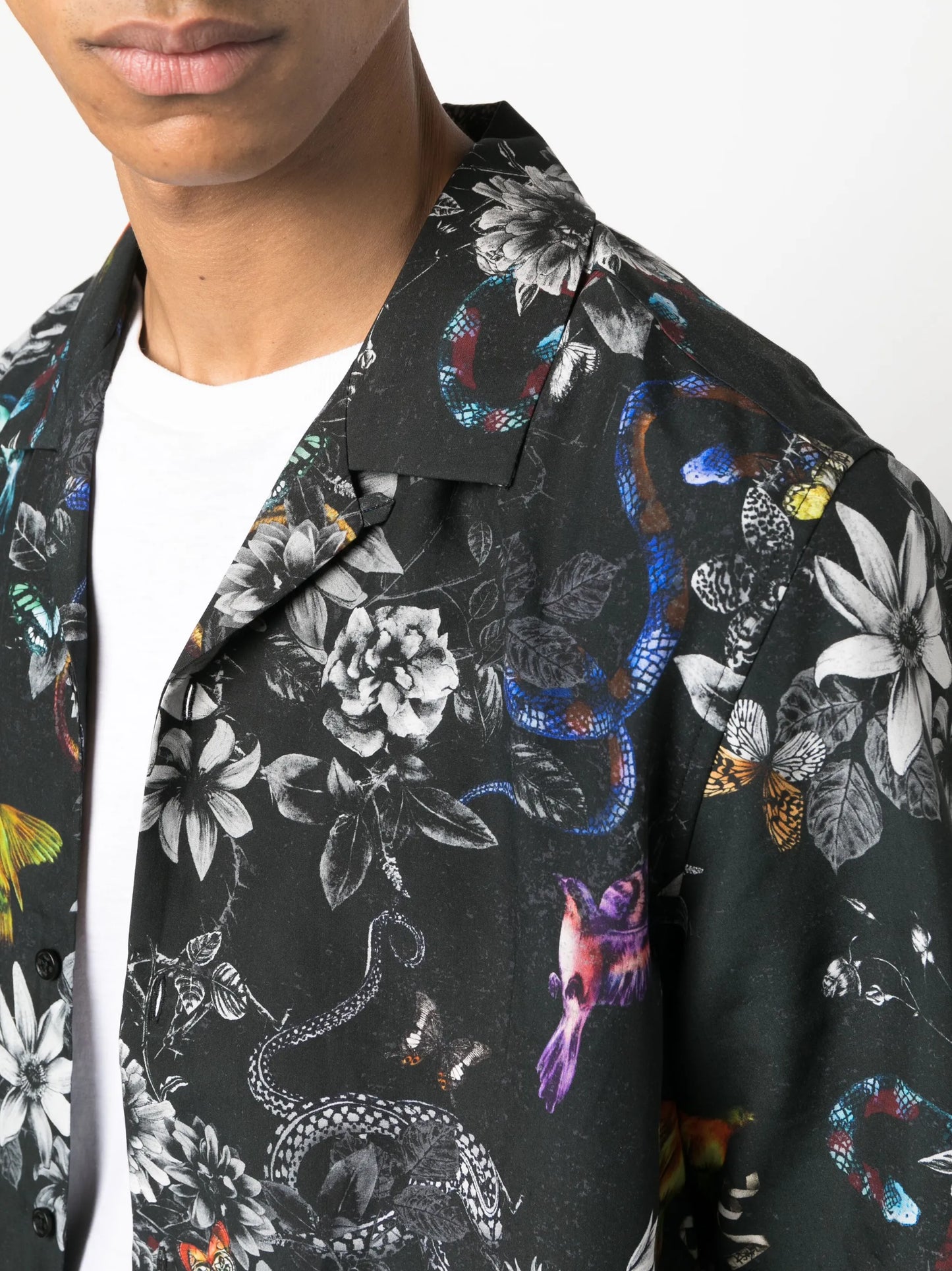 Unearthly floral-print shirt