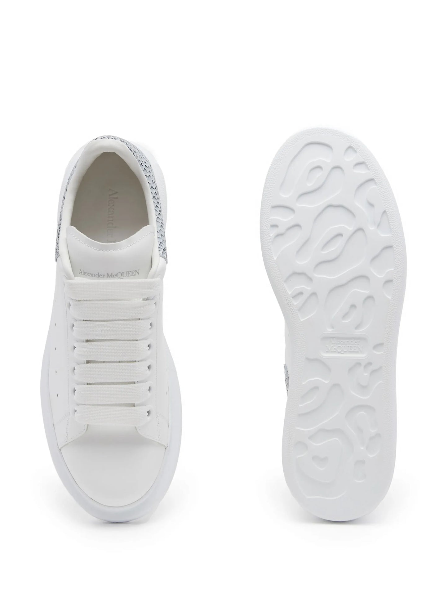 Oversized lizard-effect sneakers