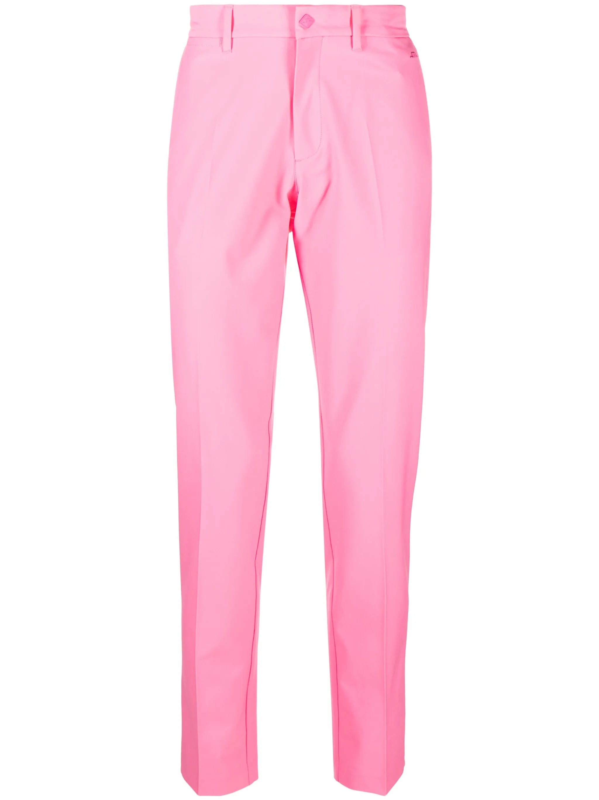mid-rise straight-leg trousers