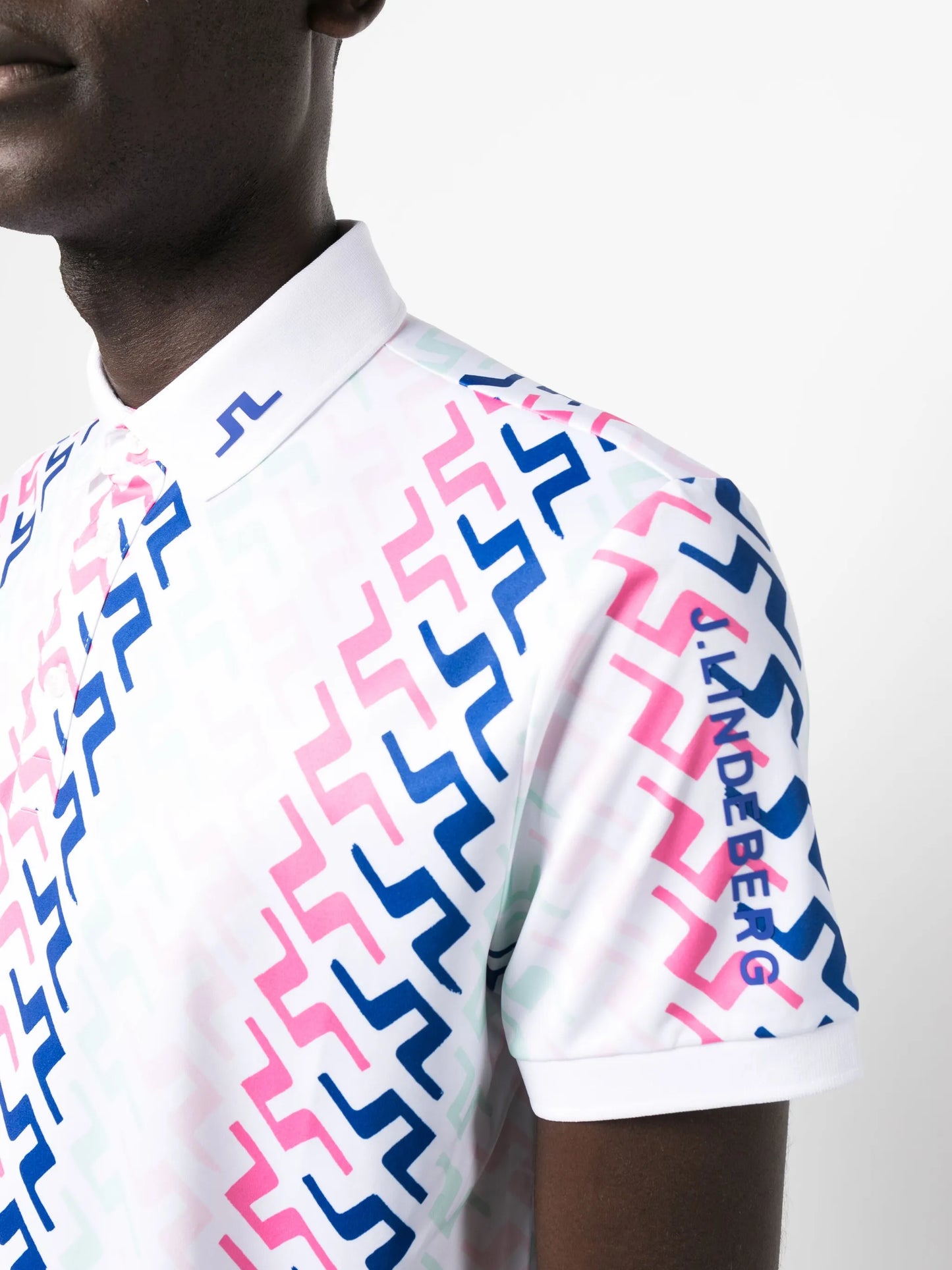 logo-print polo shirt