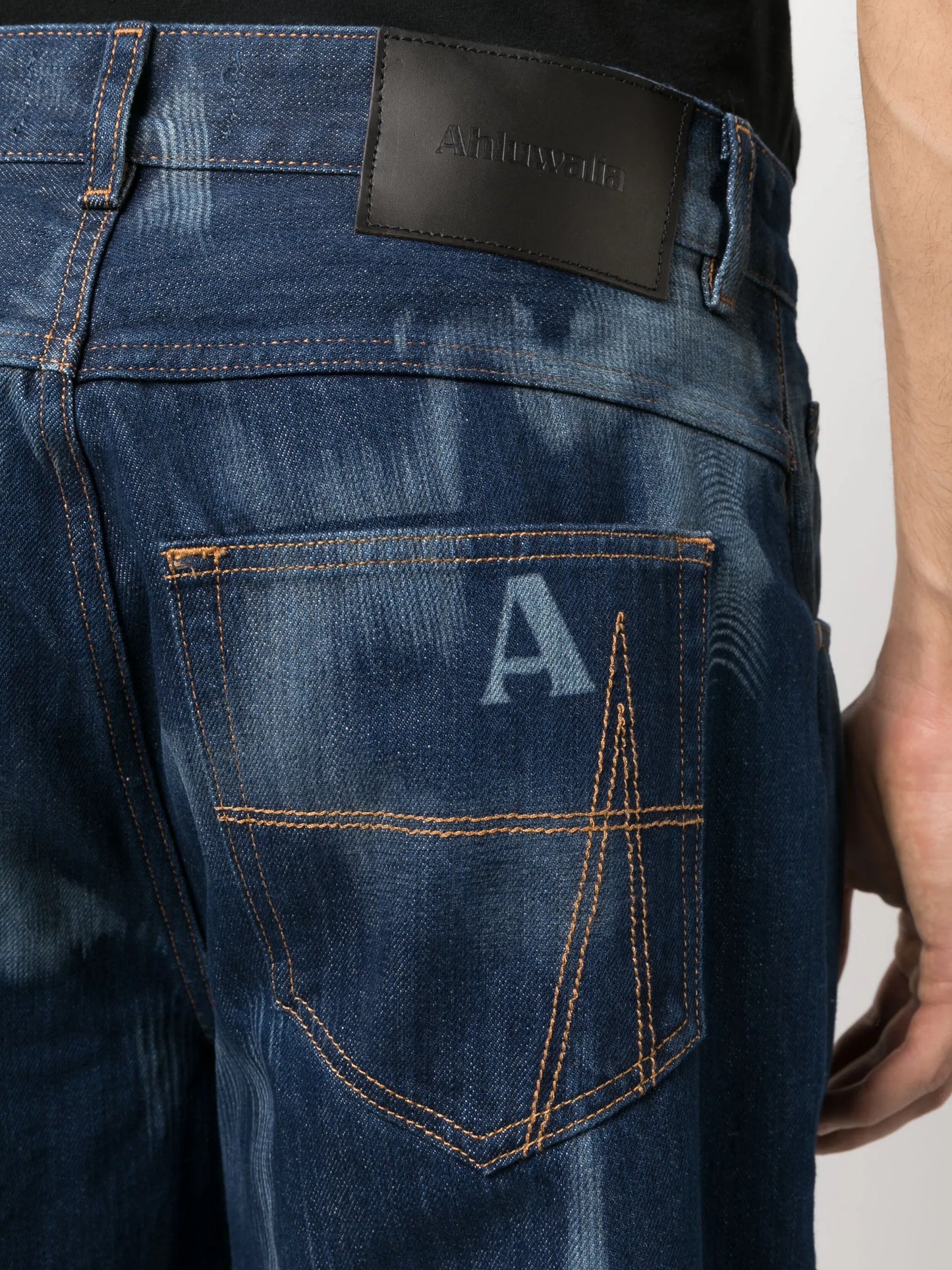 Signature straight-leg jeans