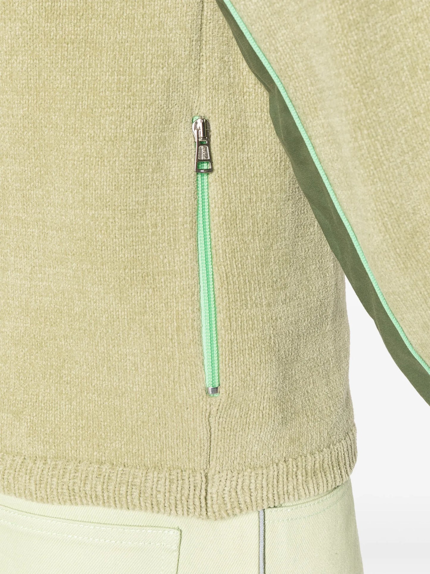 chenille-texture track jacket