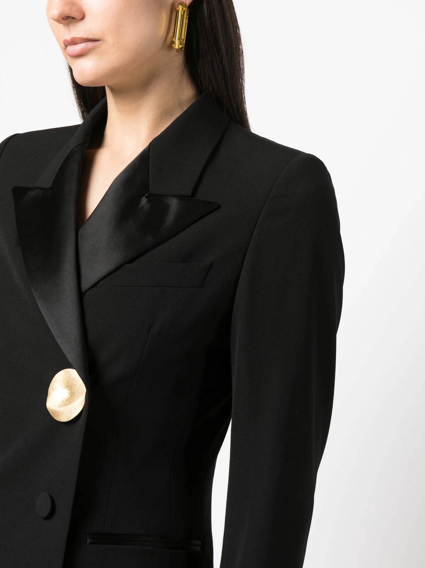 large button blazer