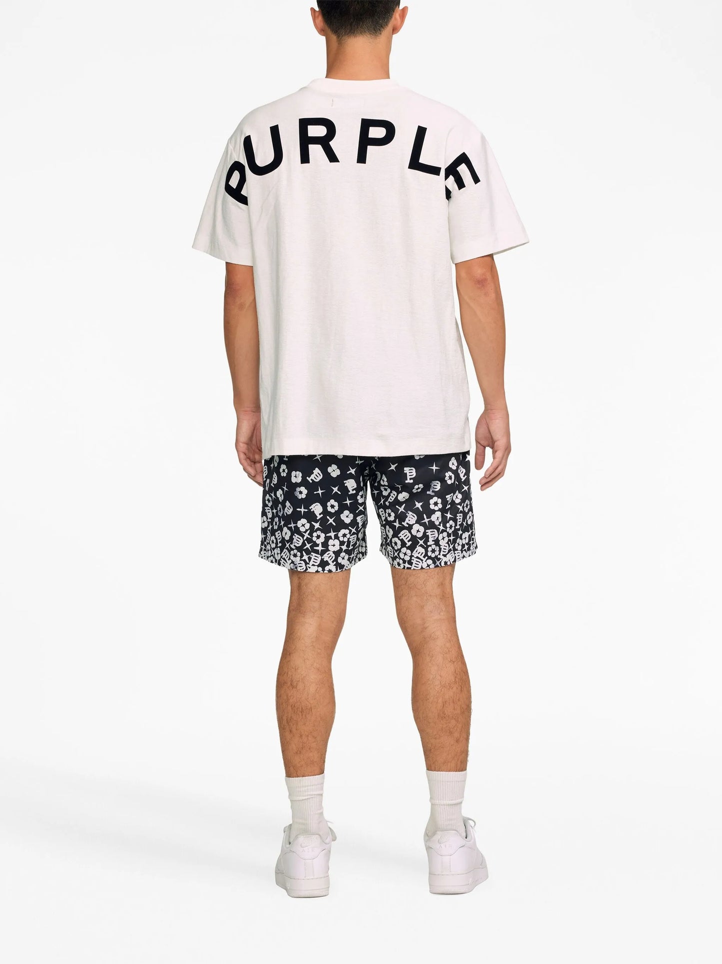 monogram-jacquard cotton shorts