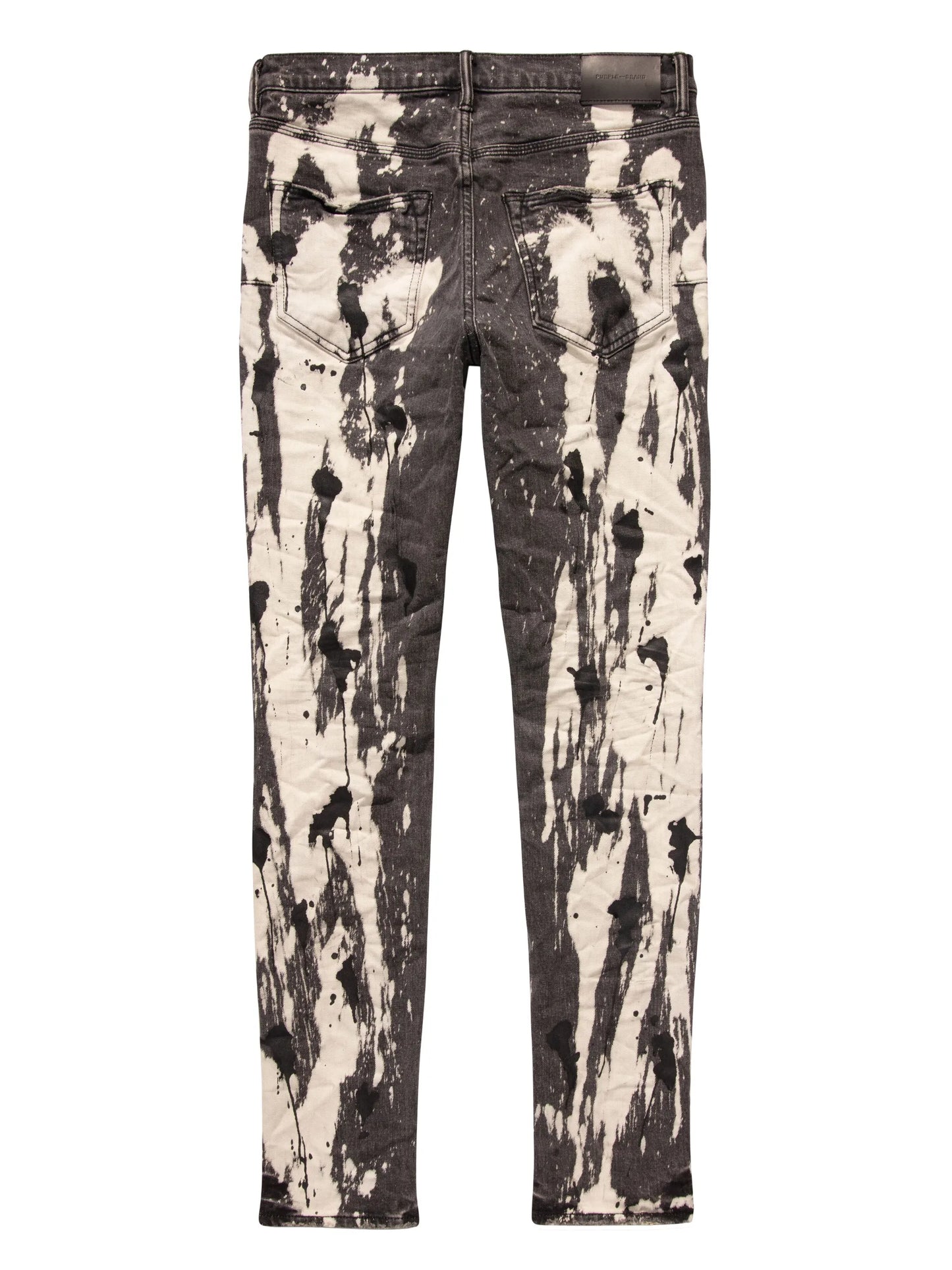 bleached low-rise skinny jeans