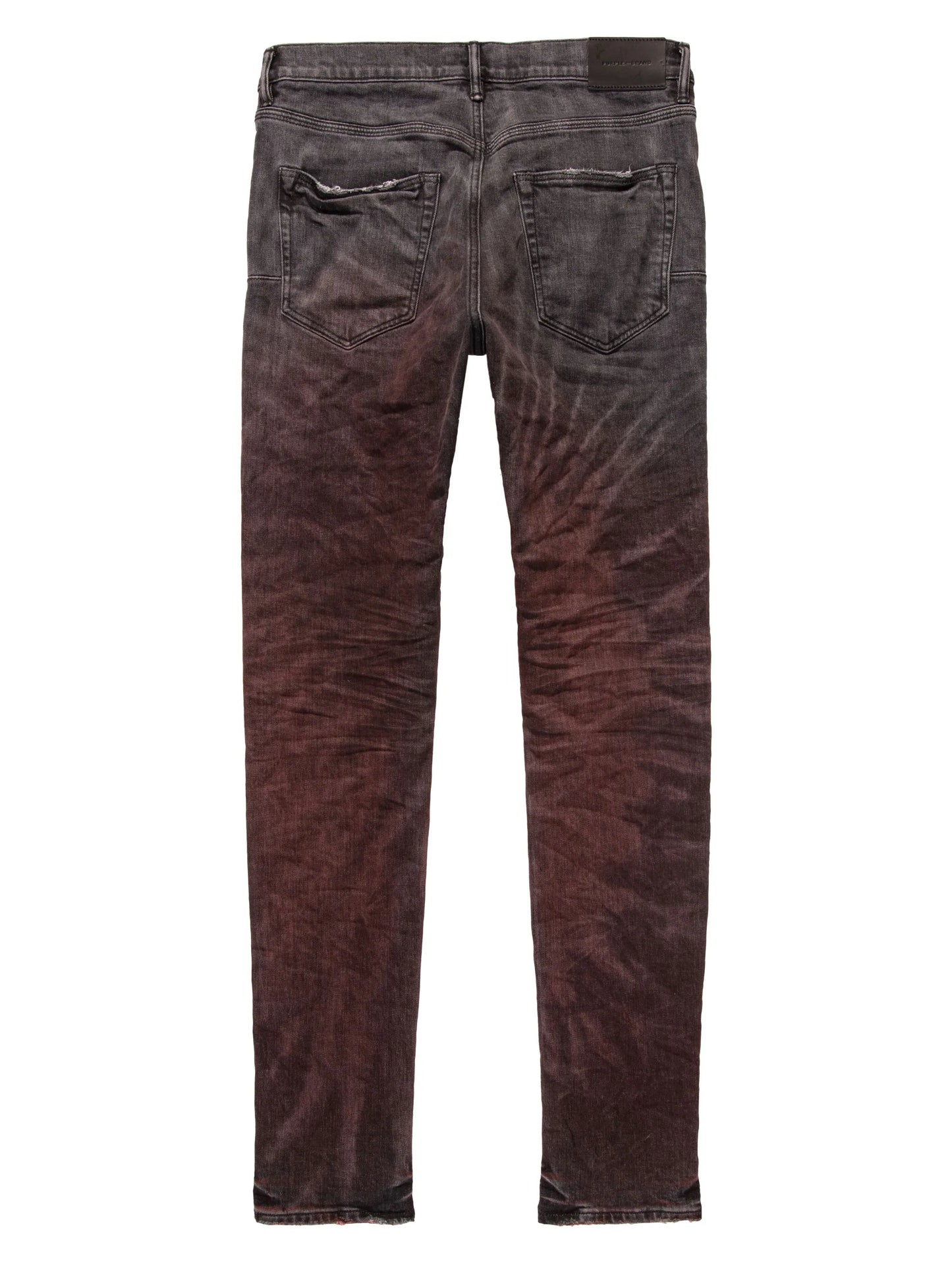 spiral tie-dye low-rise skinny jeans