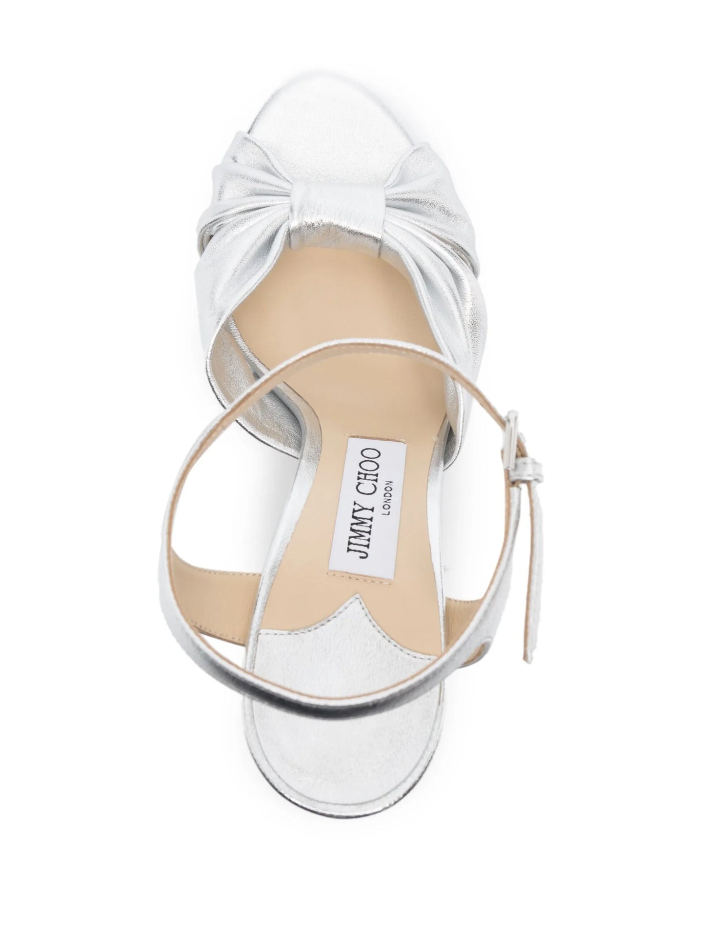 120mm Heloise leather sandals