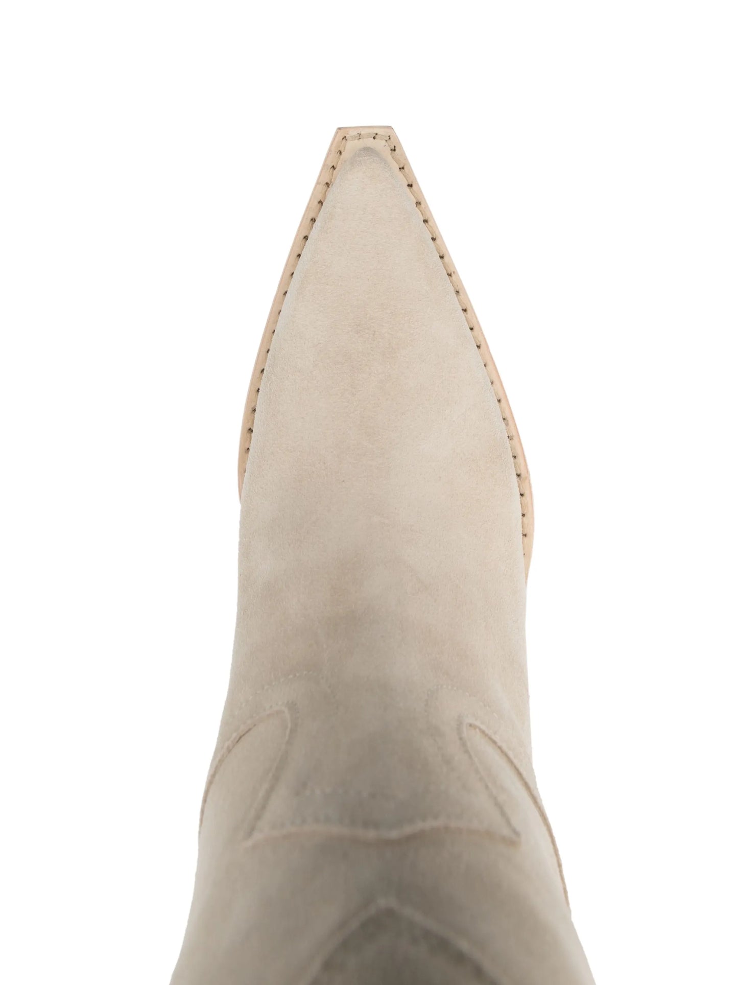 Dakota suede Western-style boots