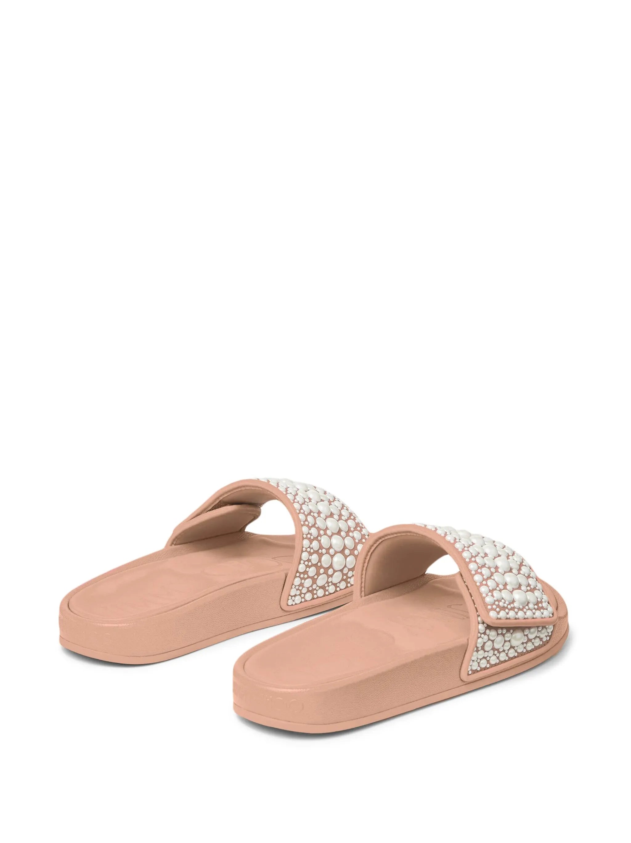 Fitz pearl-embellished slides