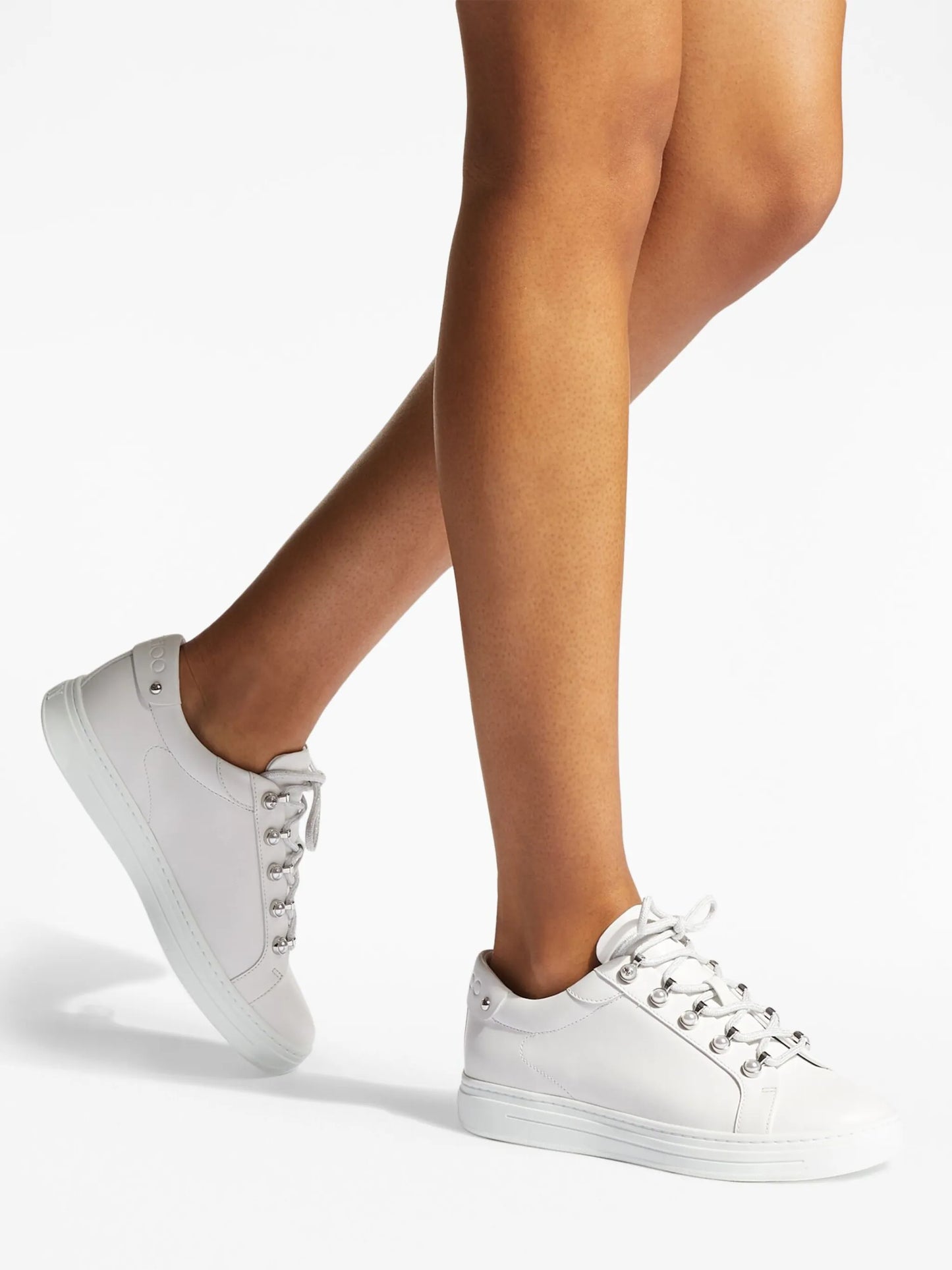 Antibes pearl-embellished sneakers