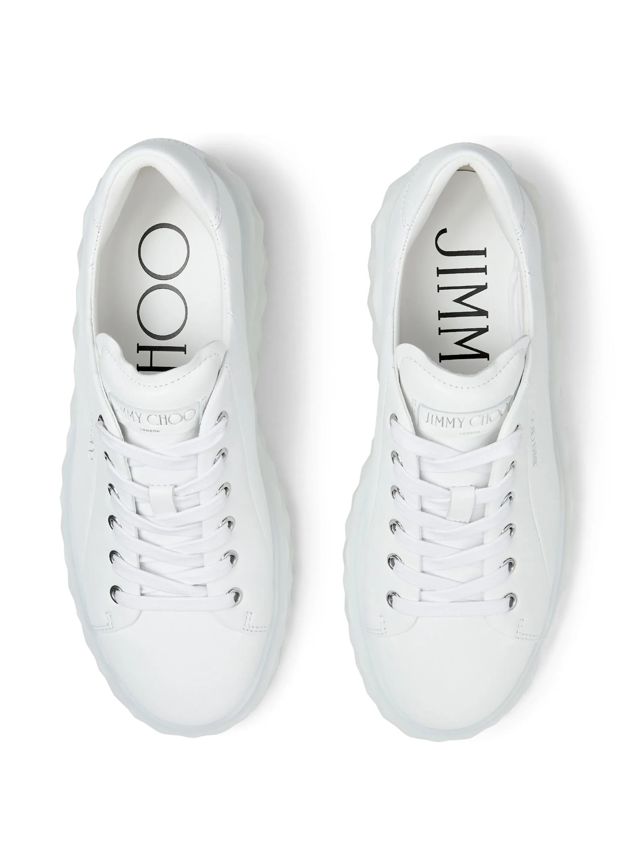 Diamond Light Maxi leather sneakers