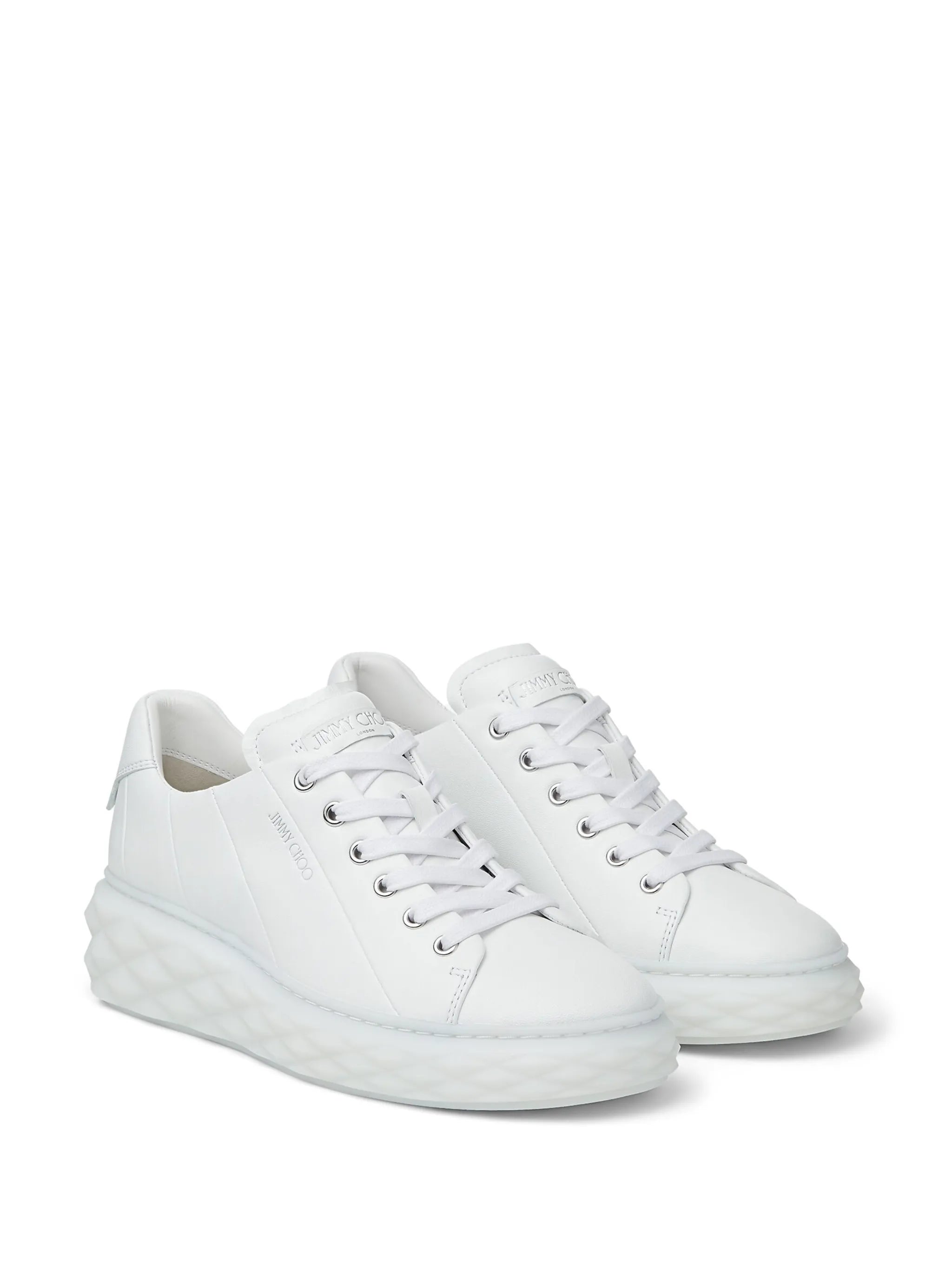 Diamond Light Maxi leather sneakers