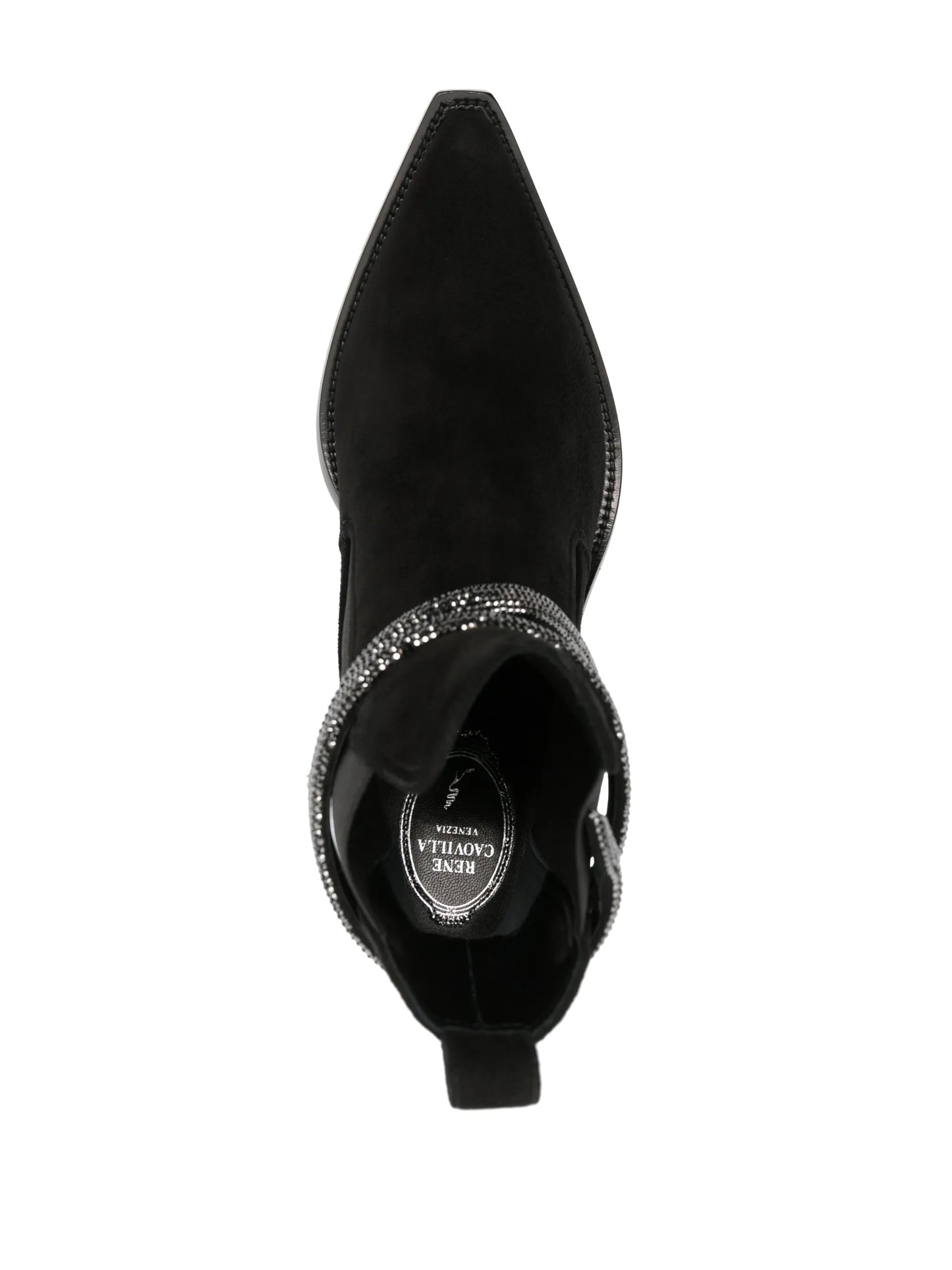 Rene 95mm suede ankle boots