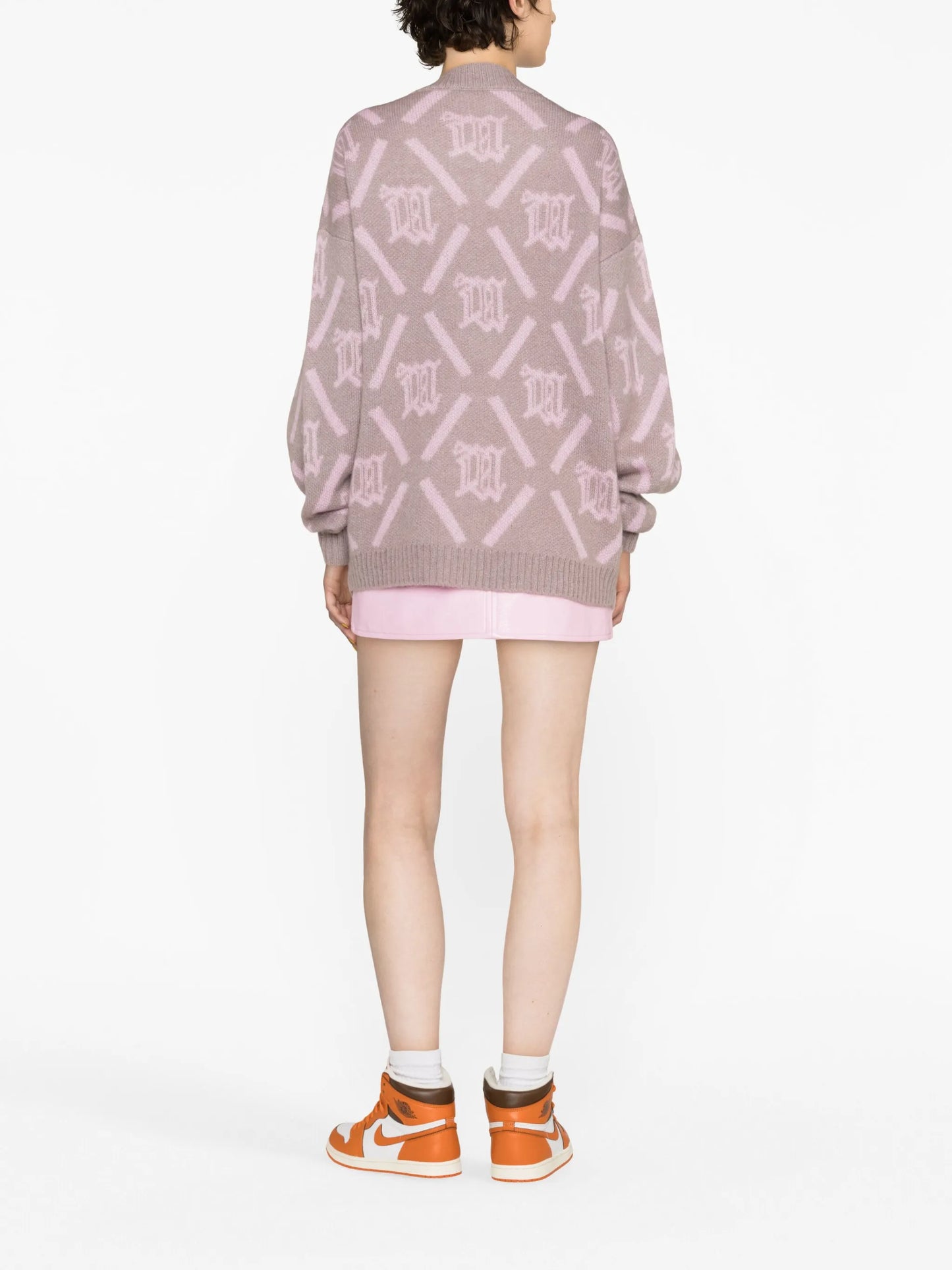 logo-jacquard jumper