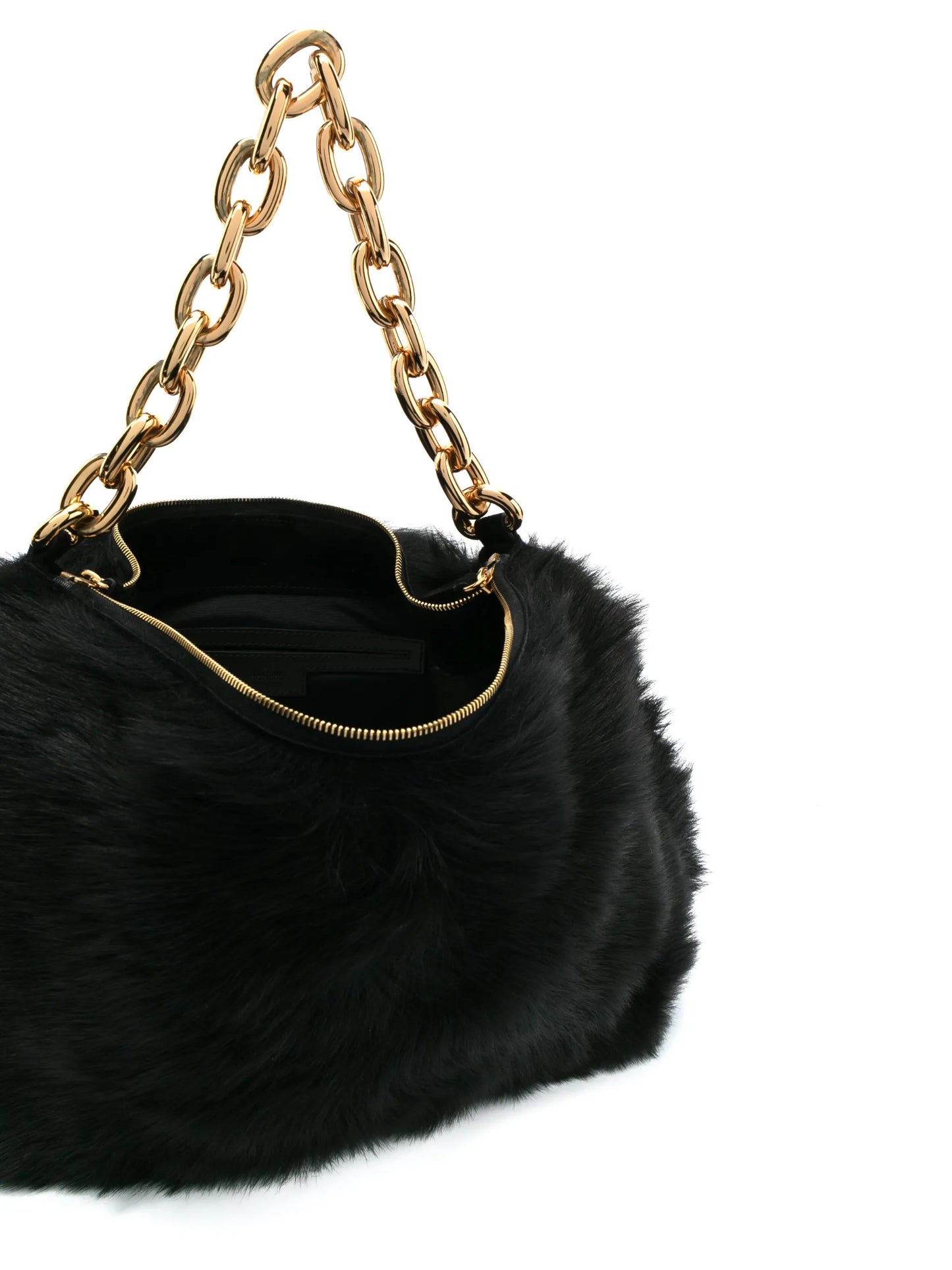 Clara shearling shoulder bag