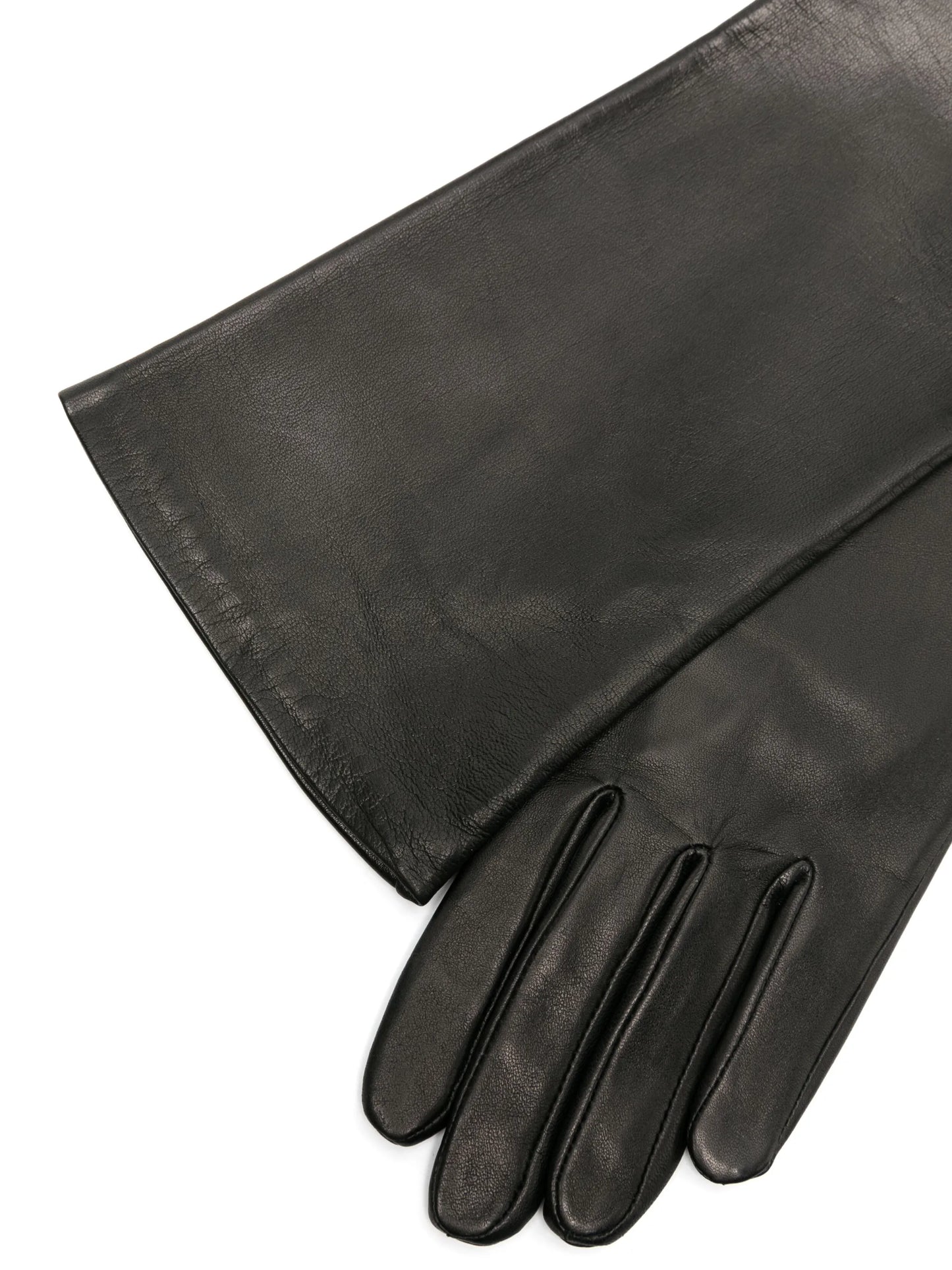 Glamour long leather gloves