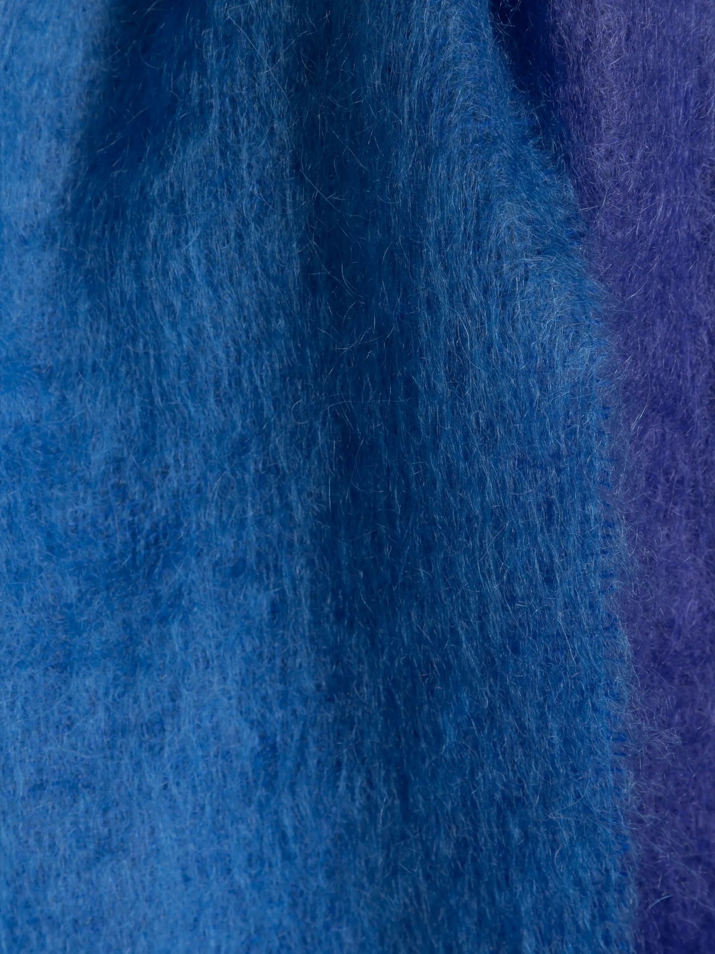 gradient-effect mohair-blend scarf
