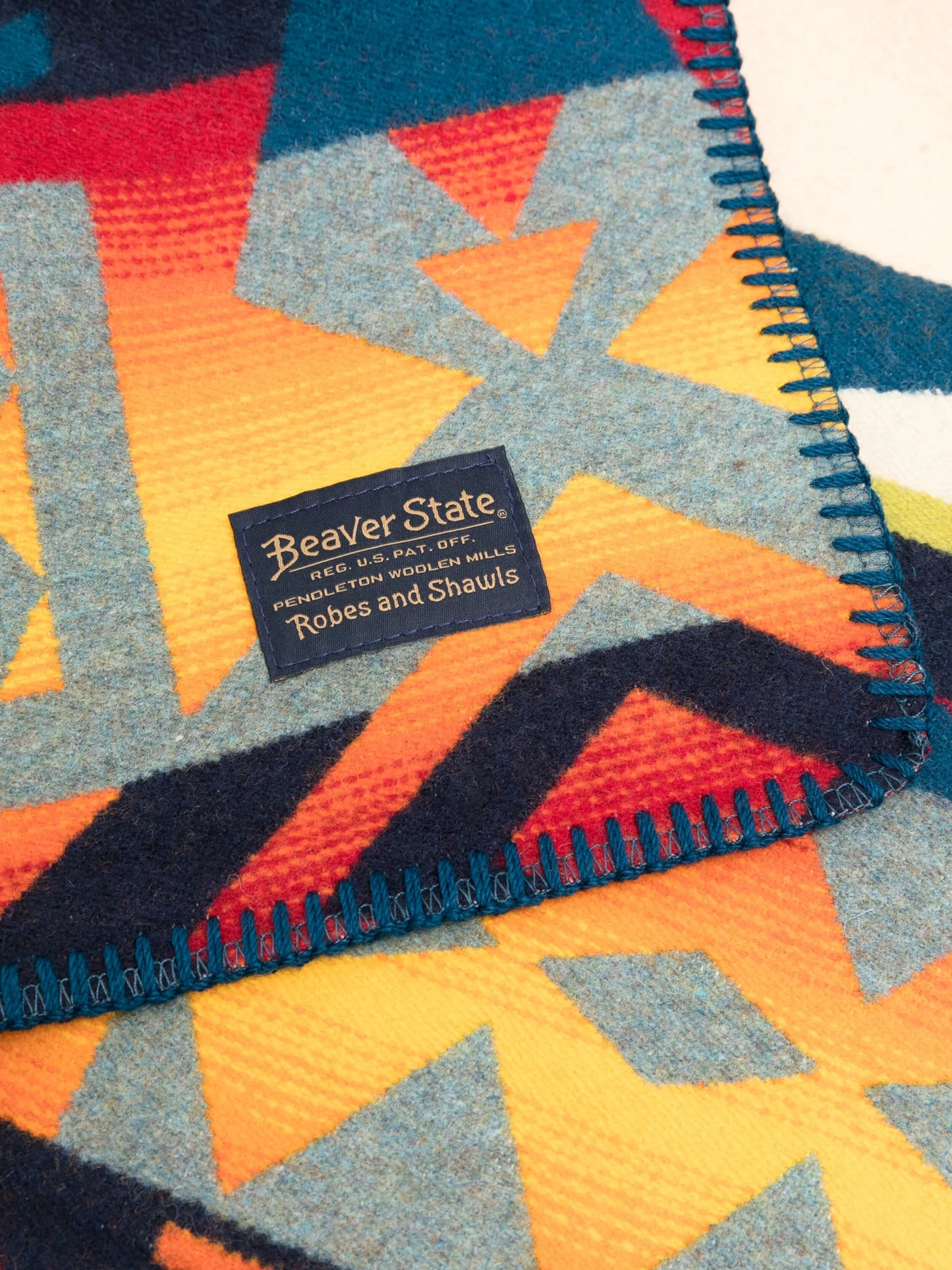 Fire Legend patterned-jacquard blanket