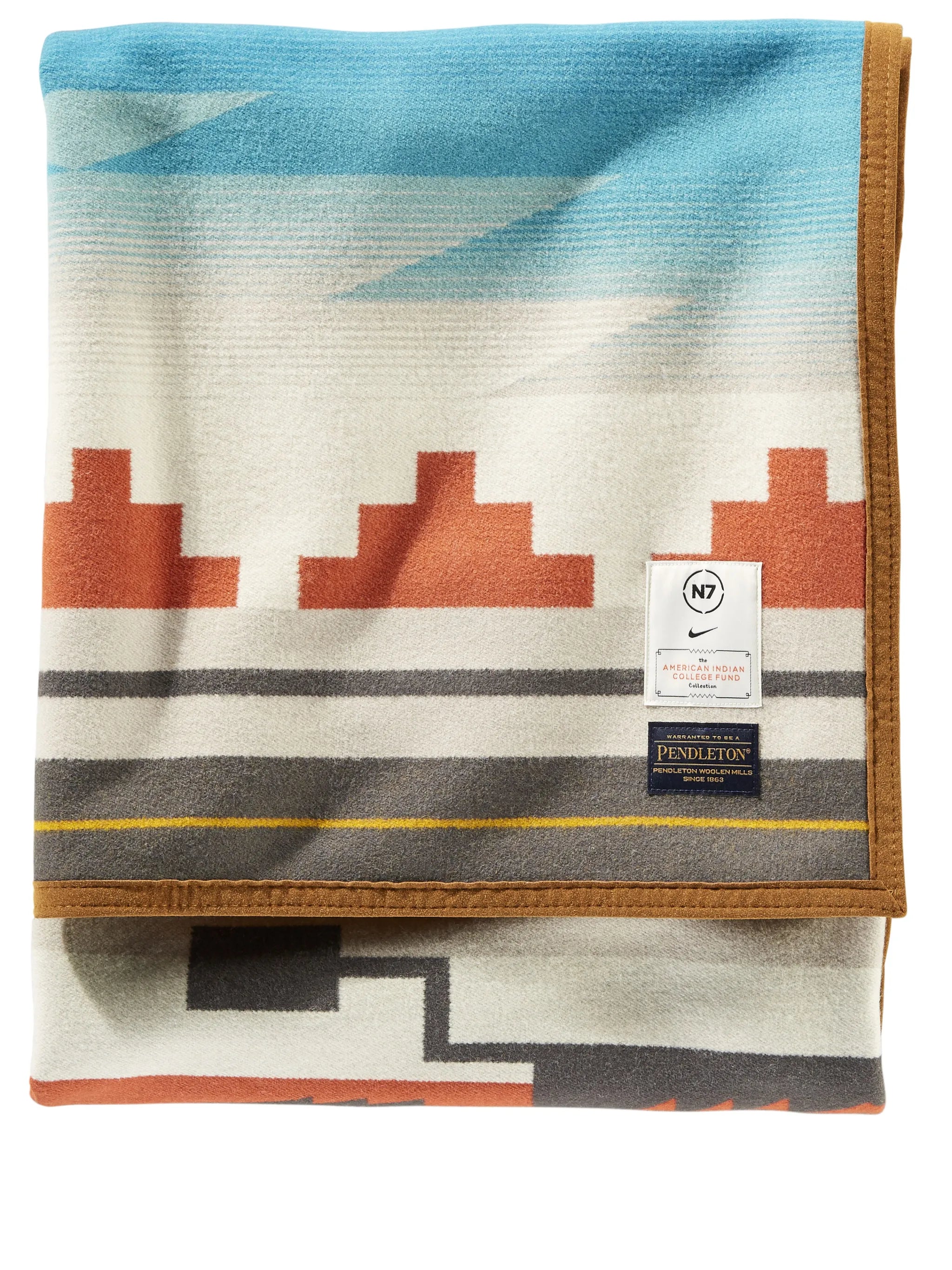 x Nike geometric-print blanket