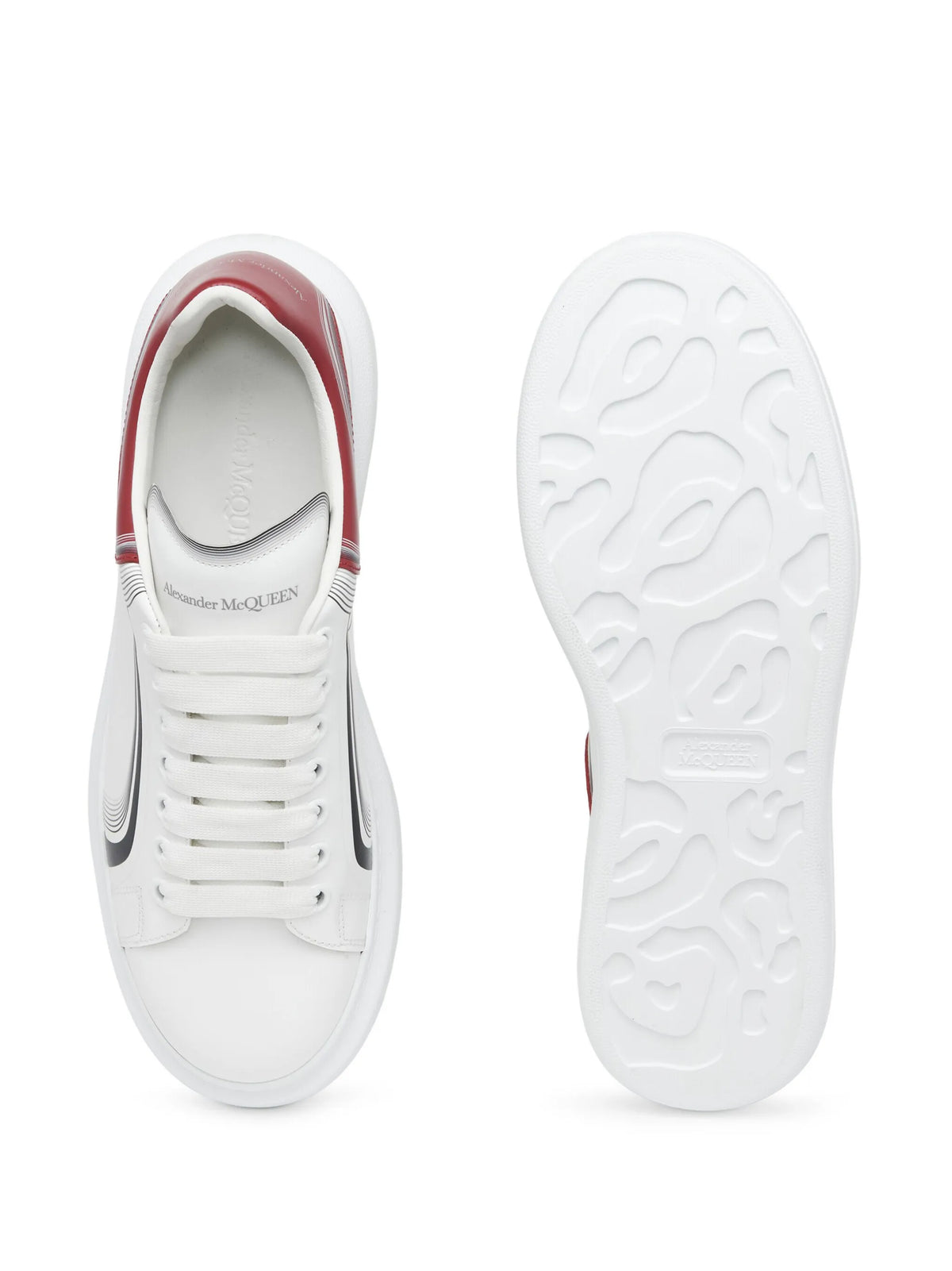 Oversized leather sneakers