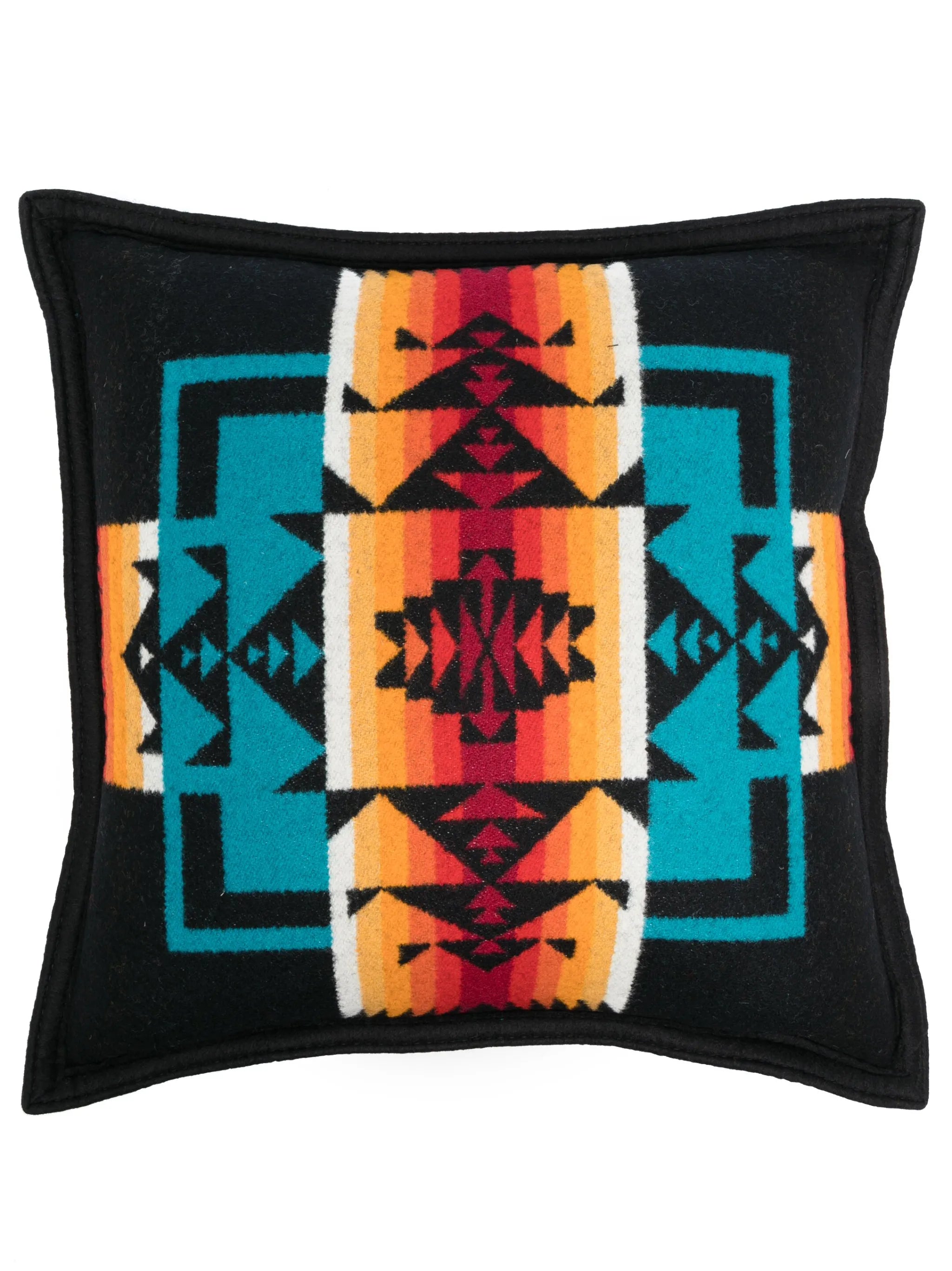 Chief Joseph abstract-pattern cushion
