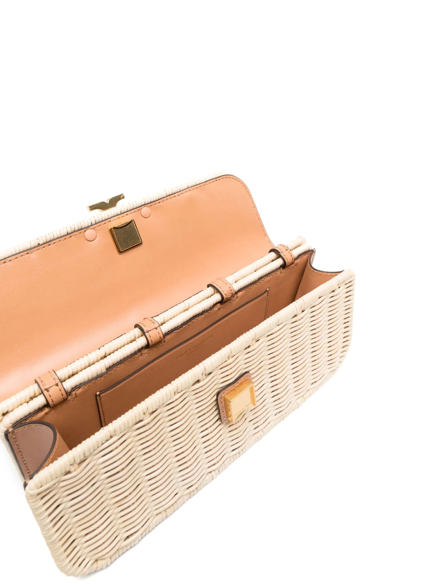 Eleanor straw clutch bag