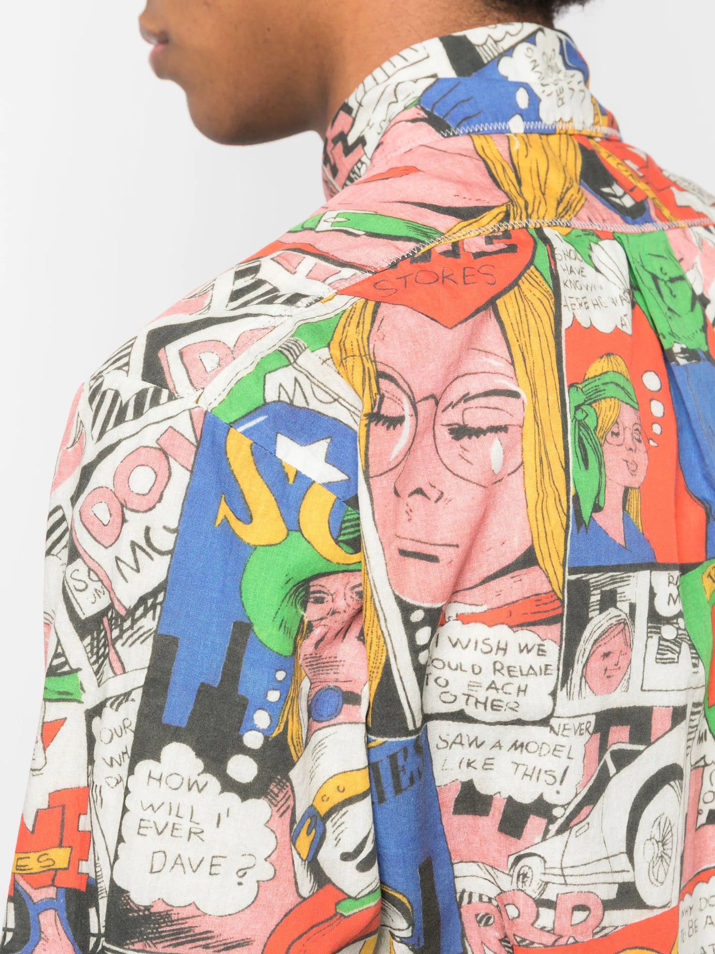 printed short-sleeved shirt