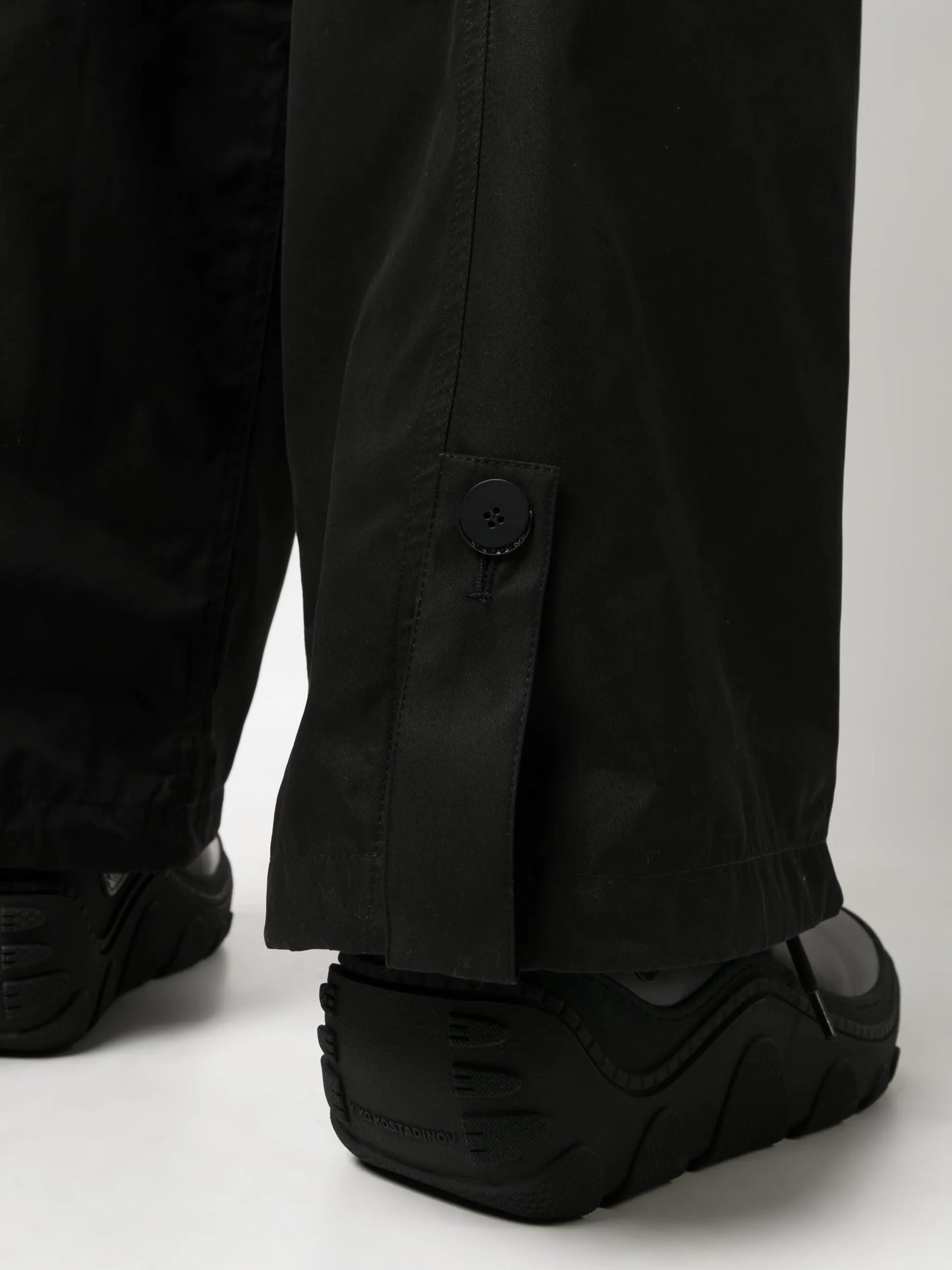 Meno wide-leg cotton trousers