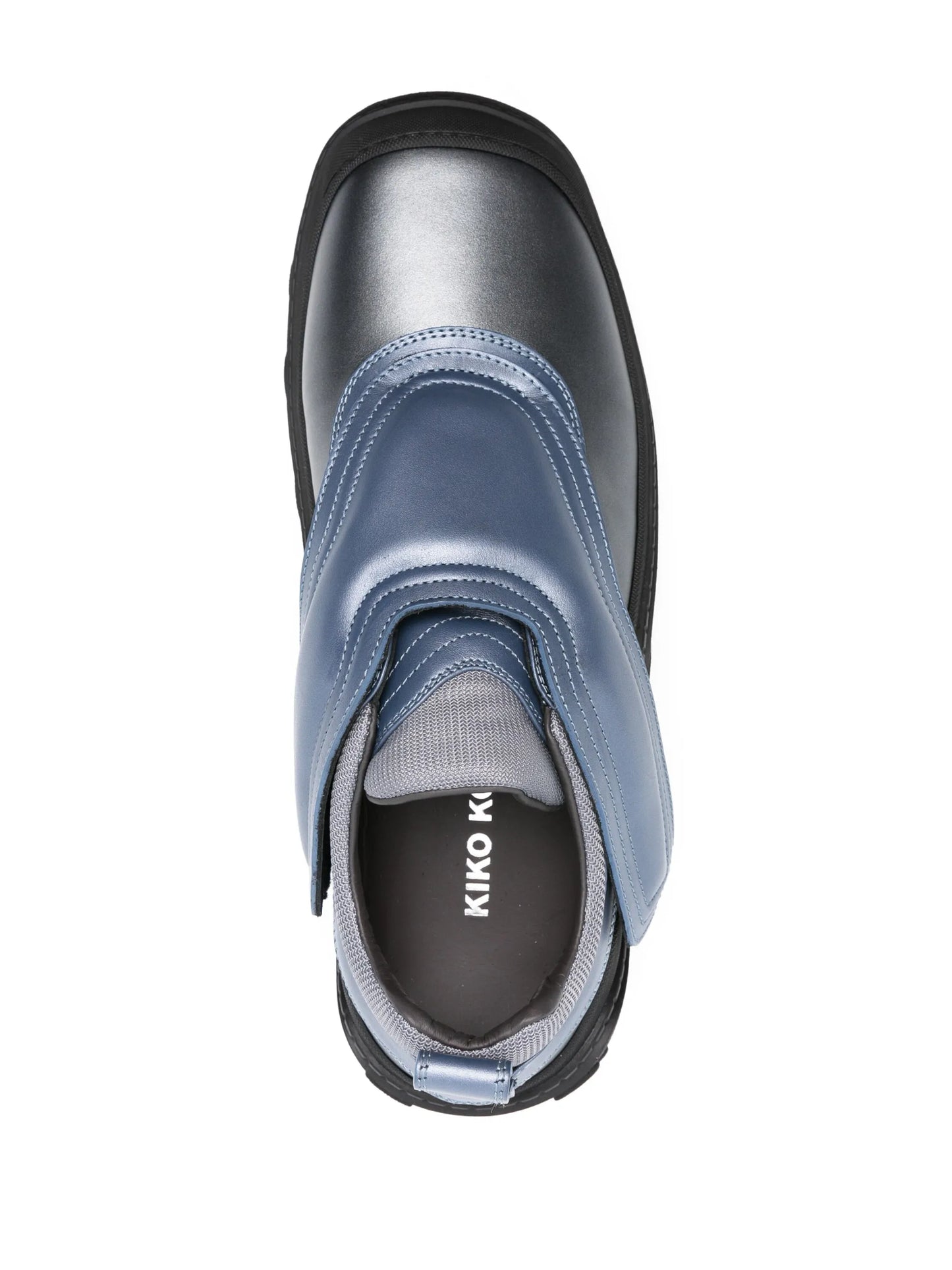 Tonkin laminated-leather chunky sneakers