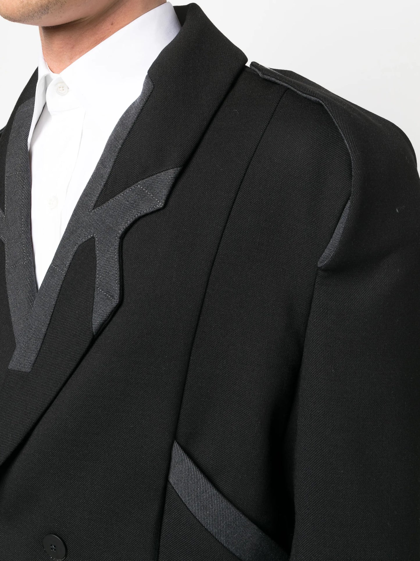 Critias double-breasted midi coat
