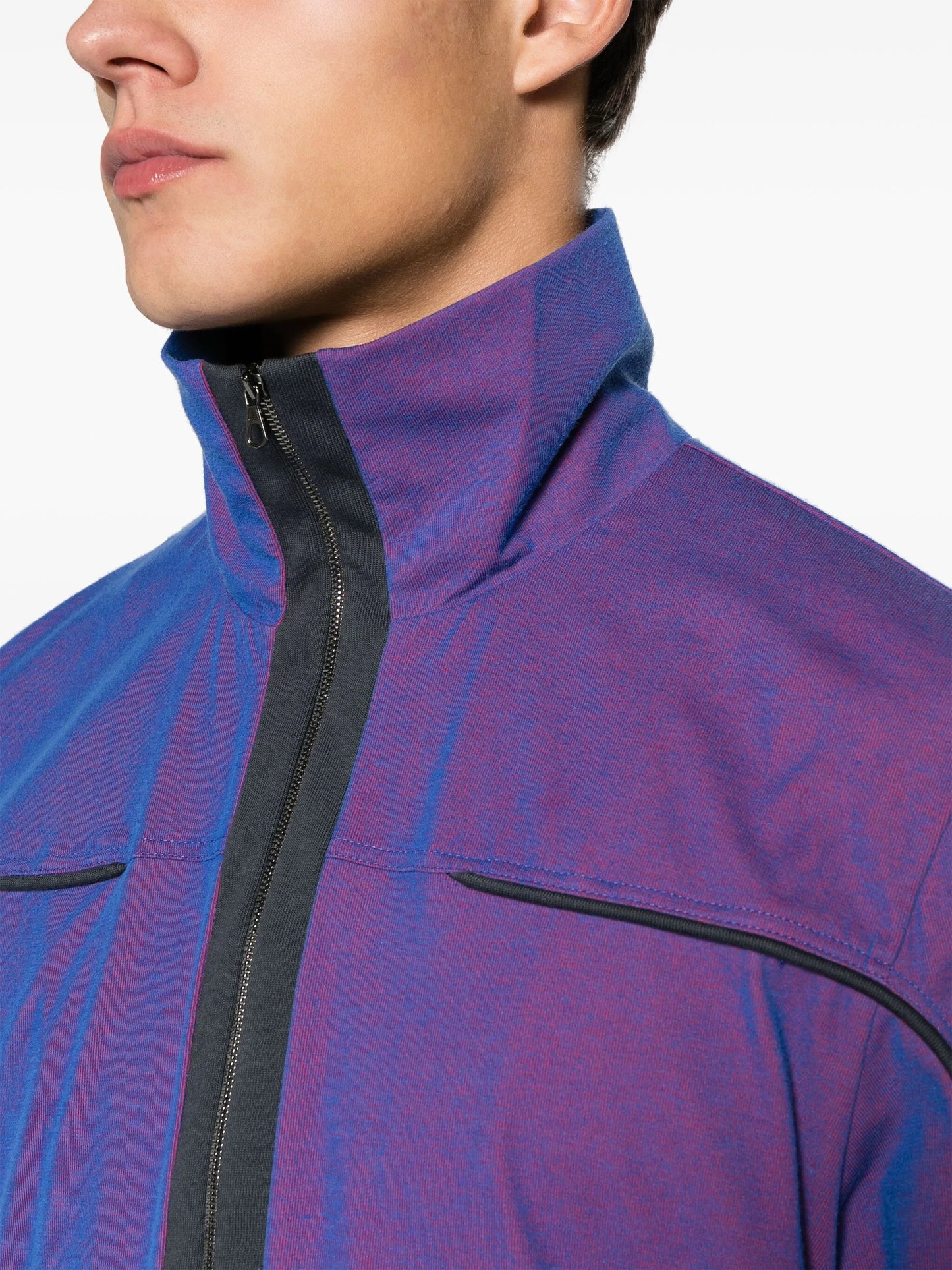 Agathon iridescent jersey sweatshirt