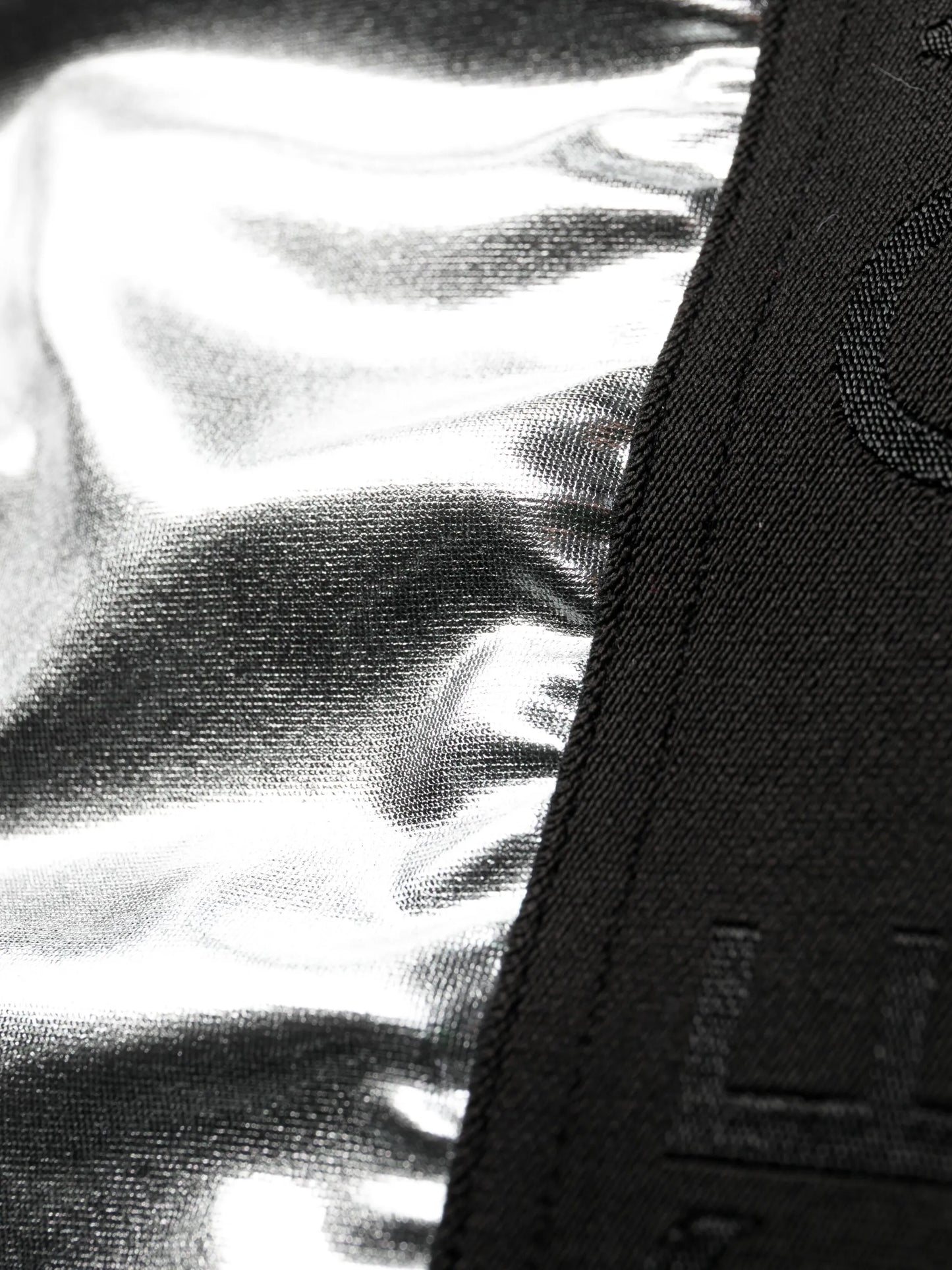 metallic-effect bikini