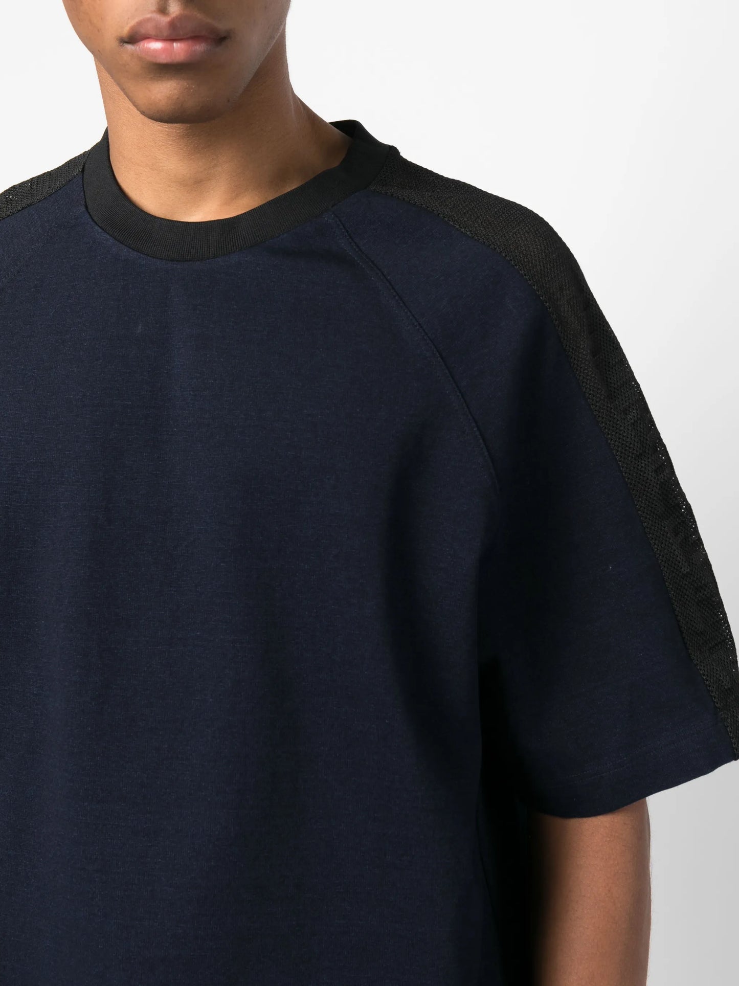 oversized monogram-band T-shirt
