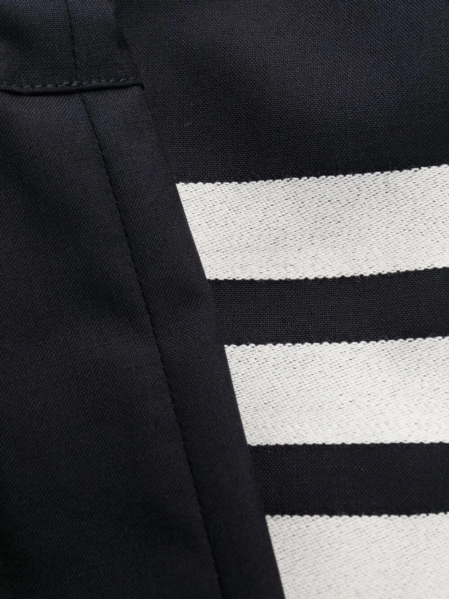 plain weave 4-Bar track trousers