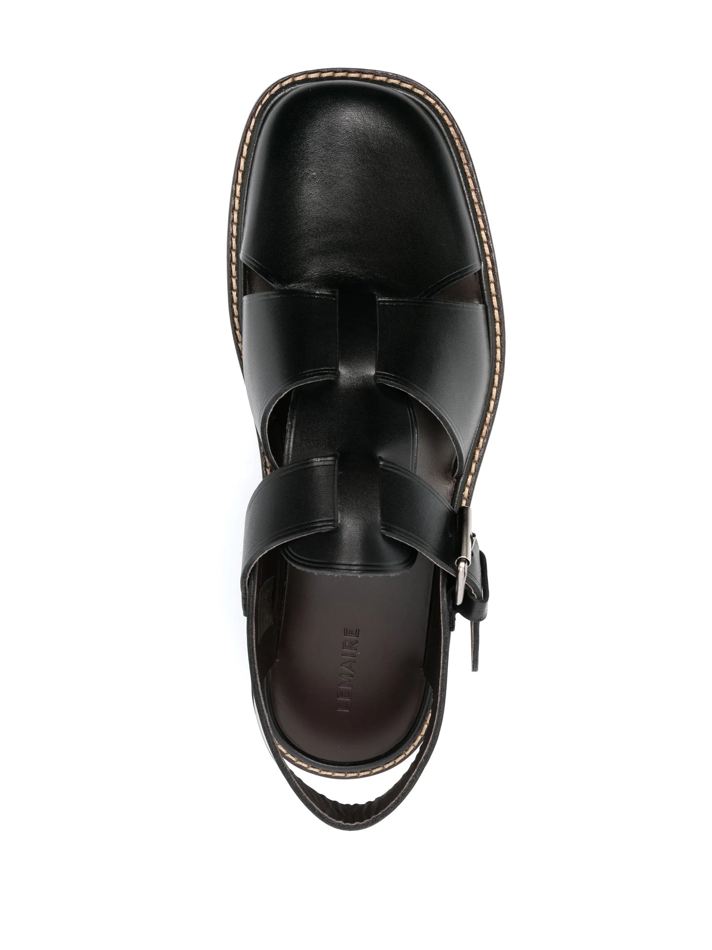 square-toe flat soles