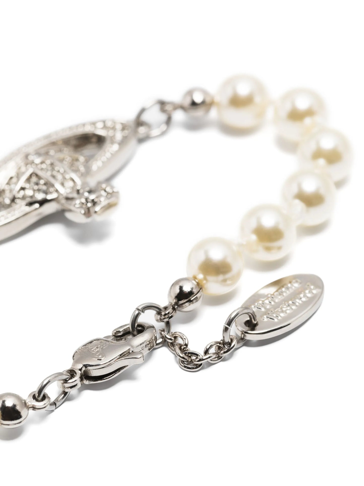 mini Bas Relief pearl bracelet