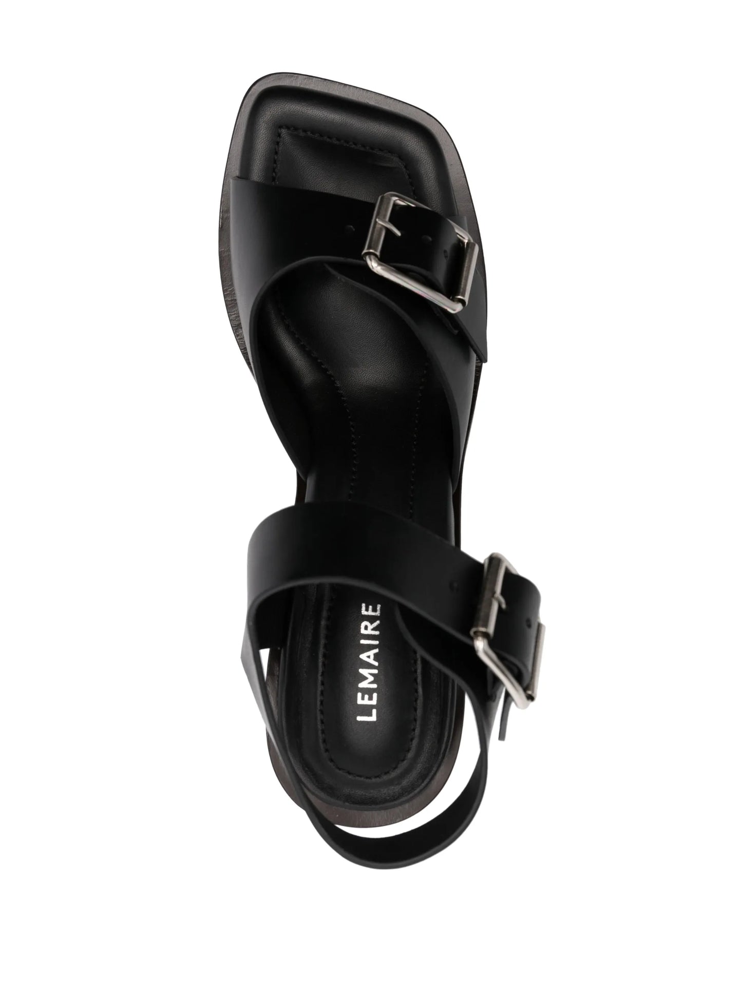 80mm leather sandals