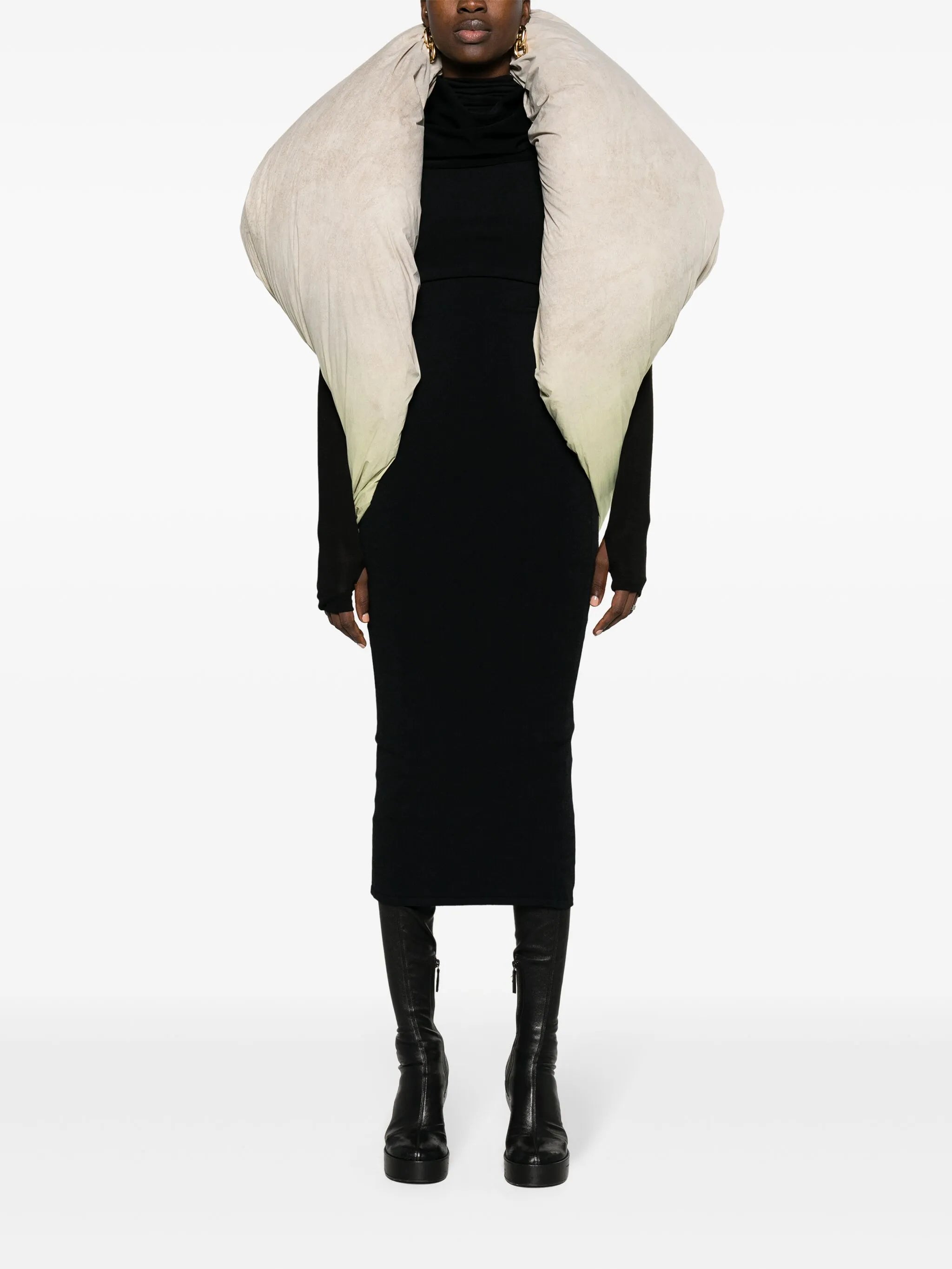 Donut ombré puffer jacket