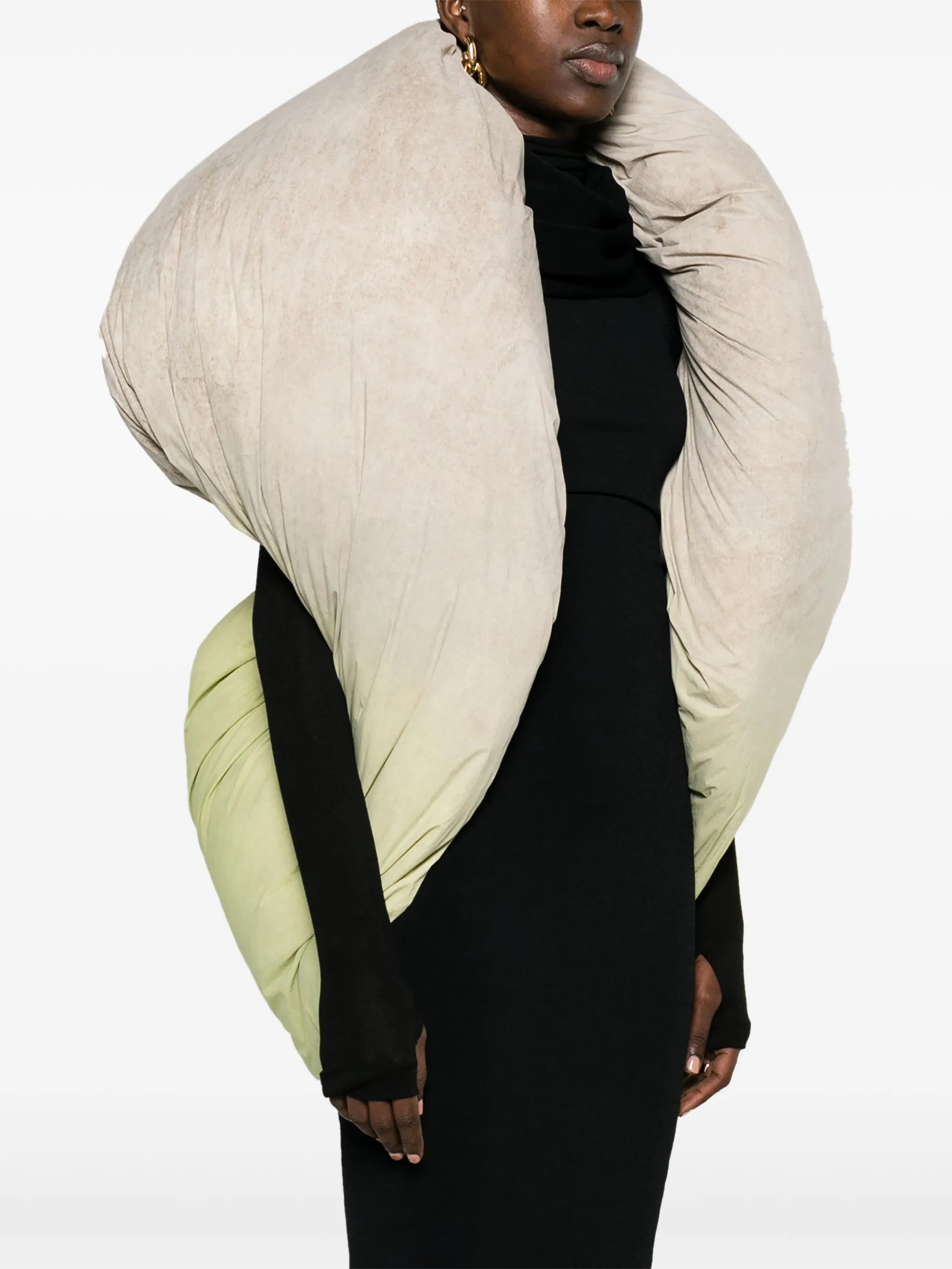Donut ombré puffer jacket