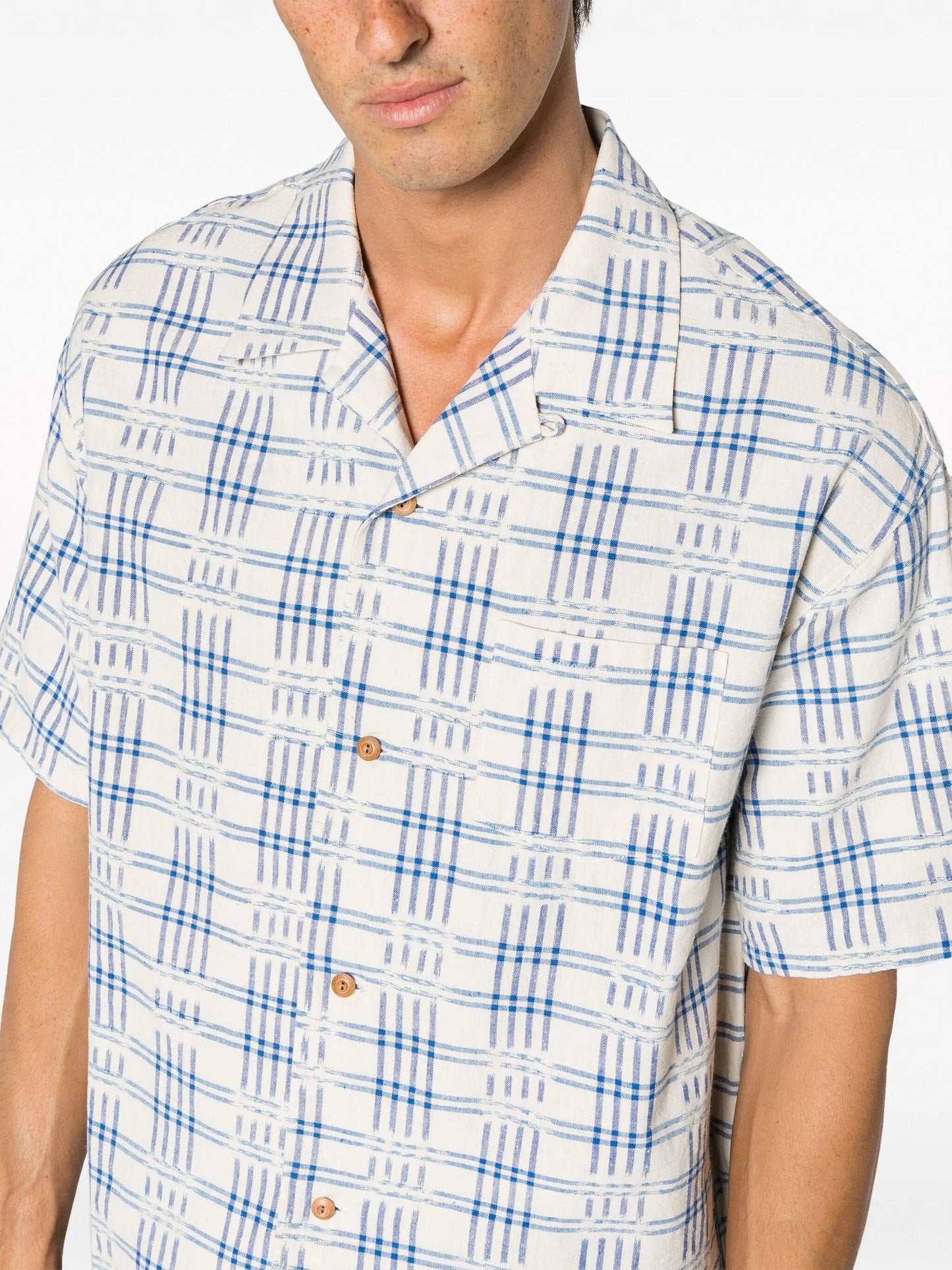 graphic-print short-sleeve shirt