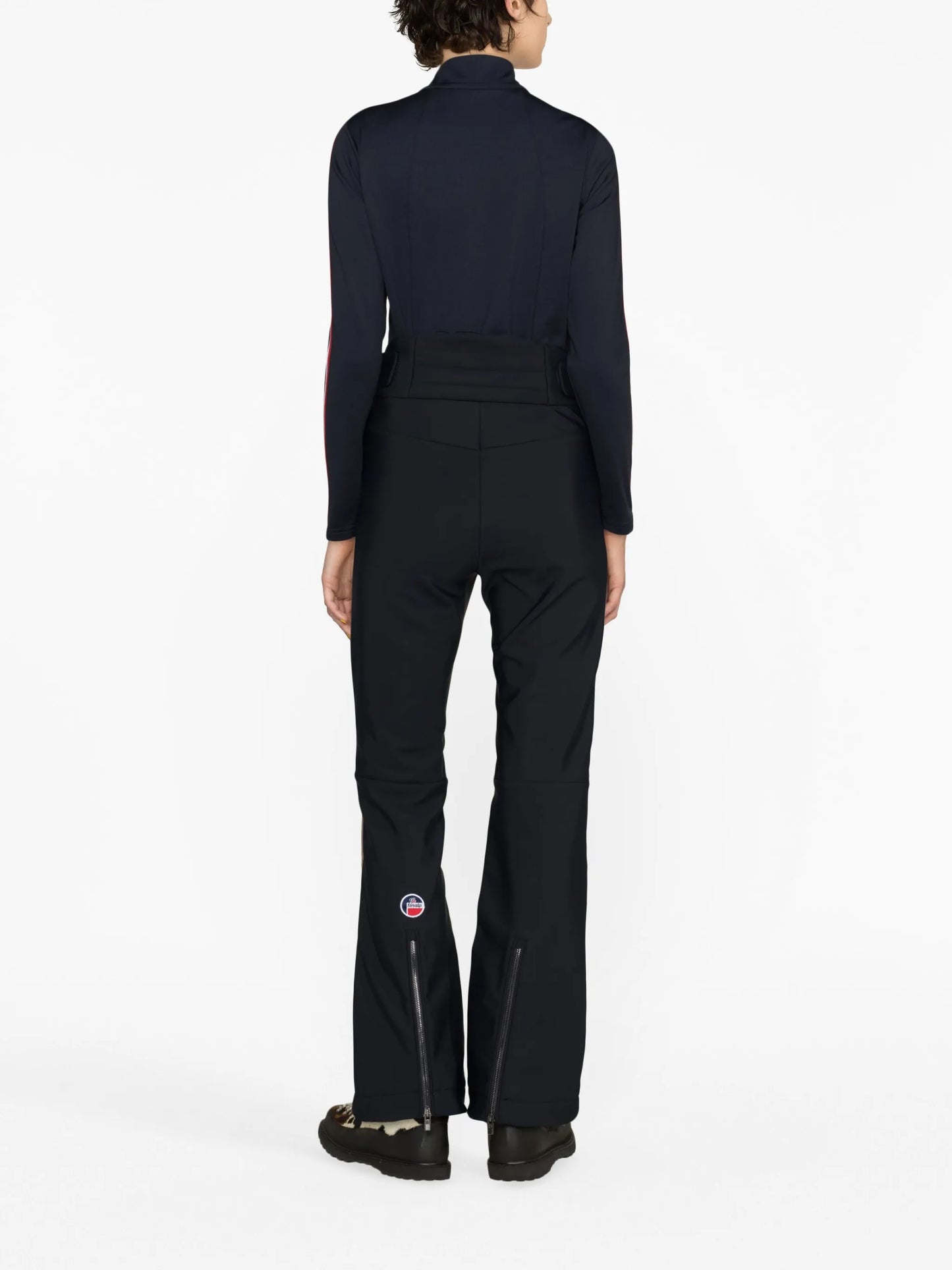 Valentina high-waisted flared ski trousers