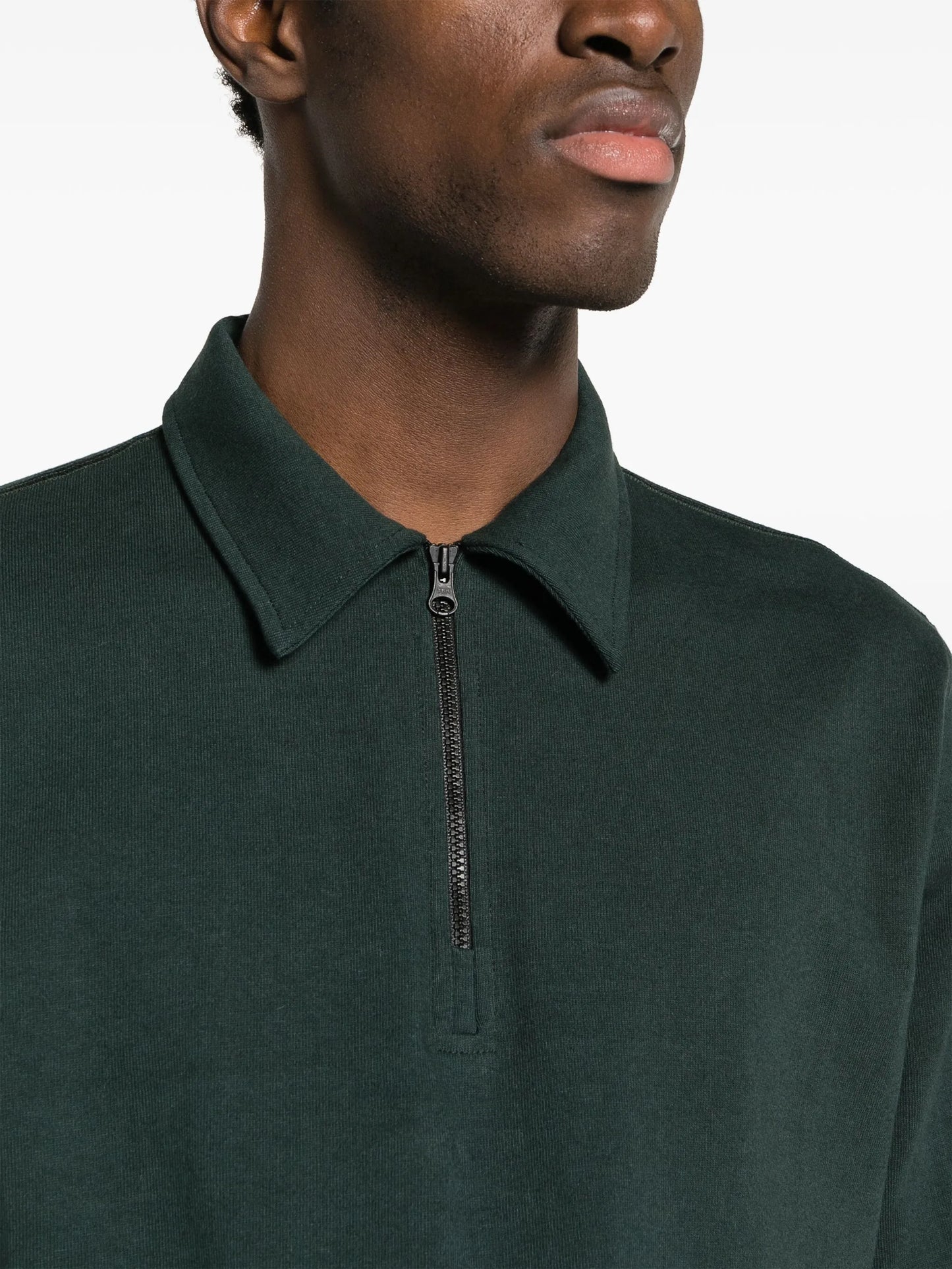 colour-block cotton polo shirt