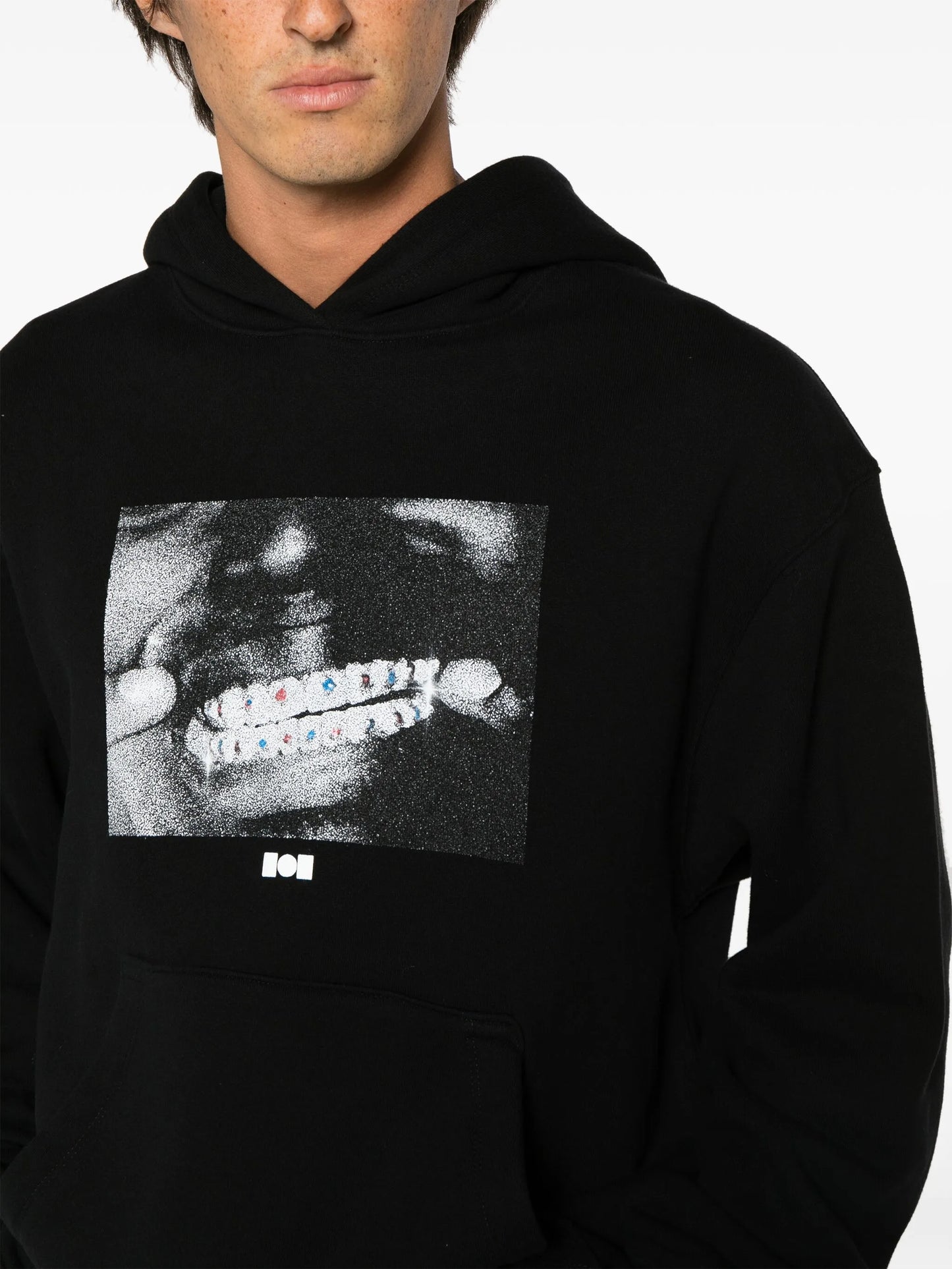 x Kodak Black Grillz photograph-print cotton hoodie