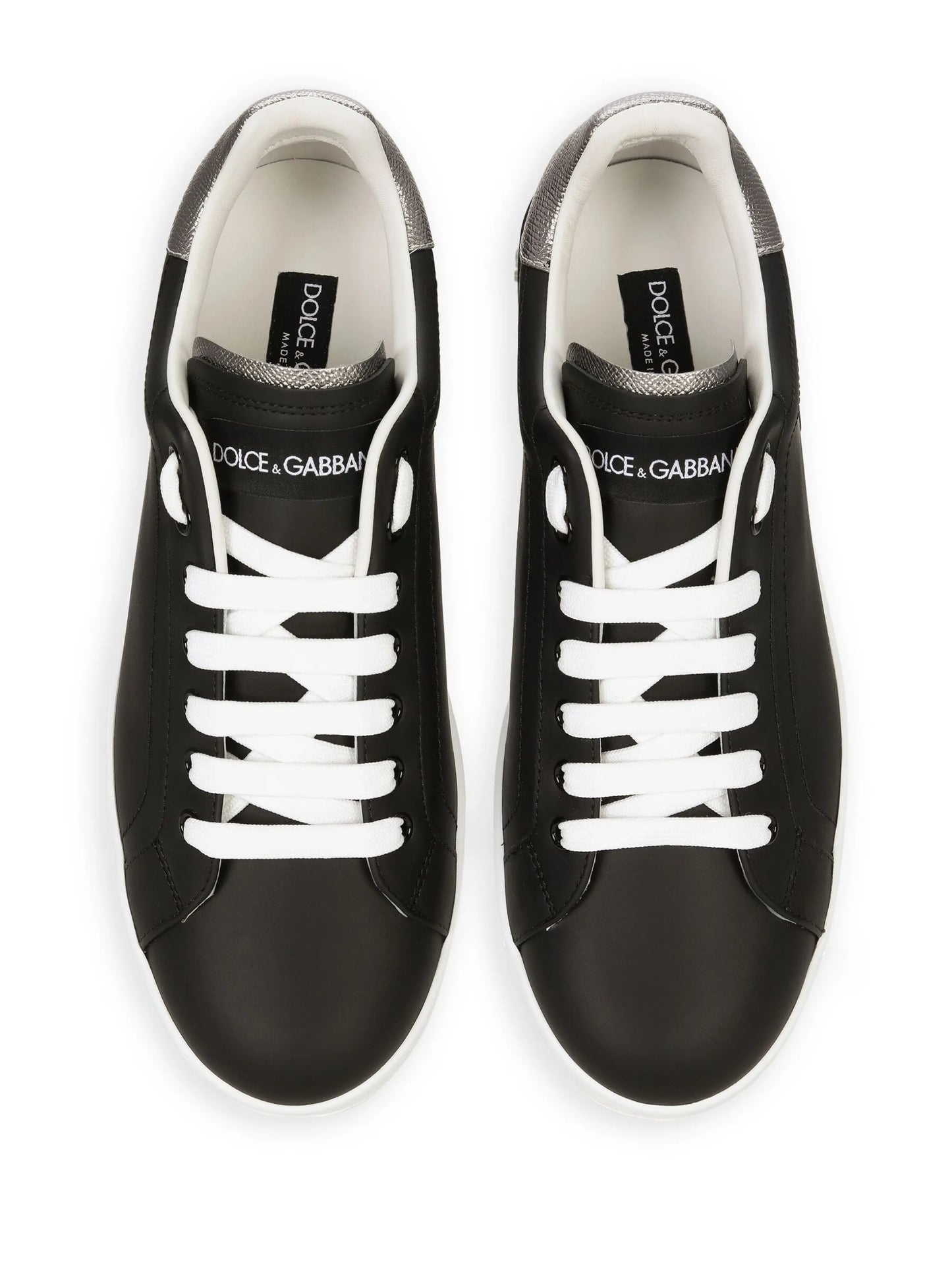 logo-patch low-top sneakers