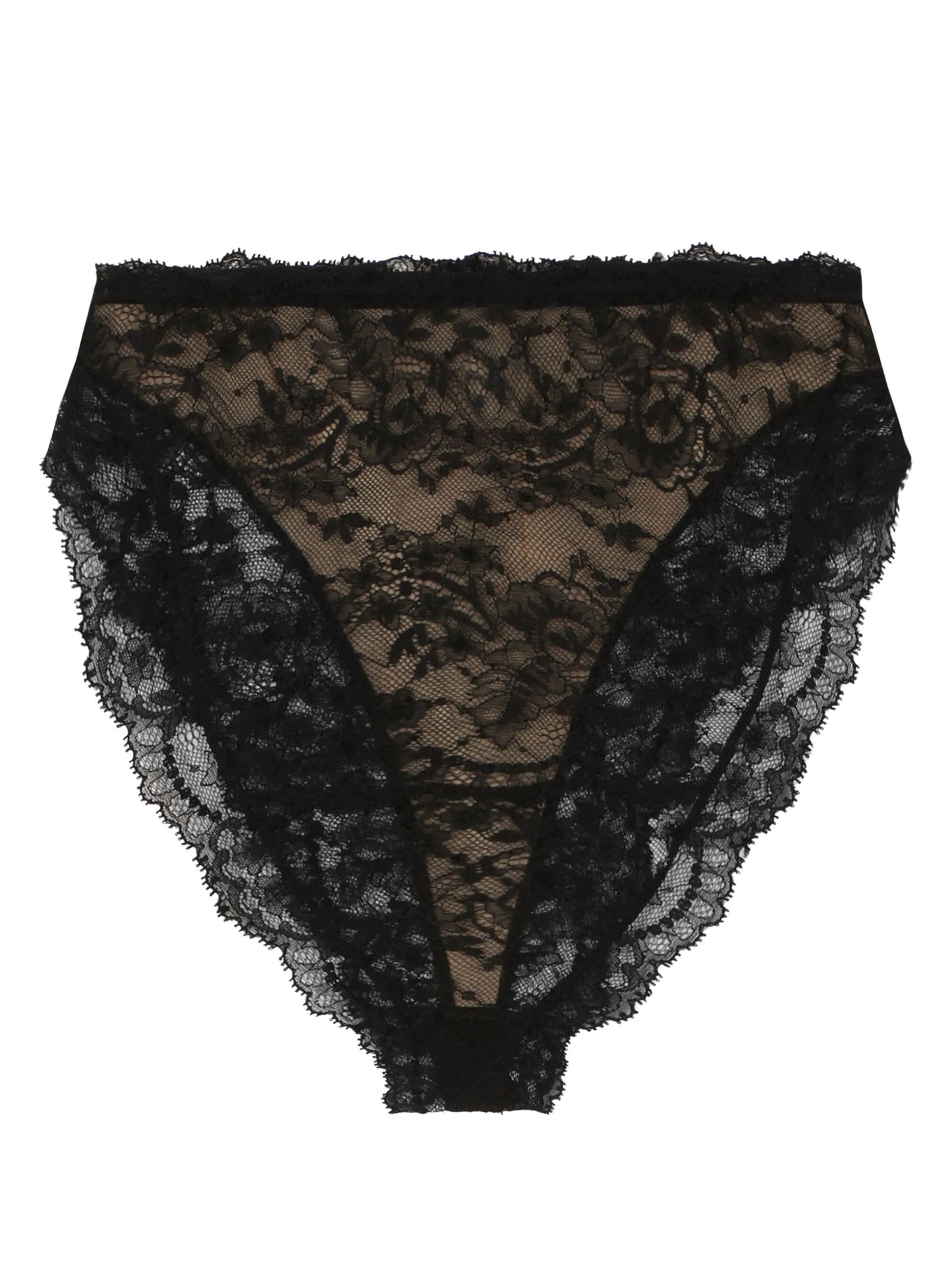 floral-lace briefs