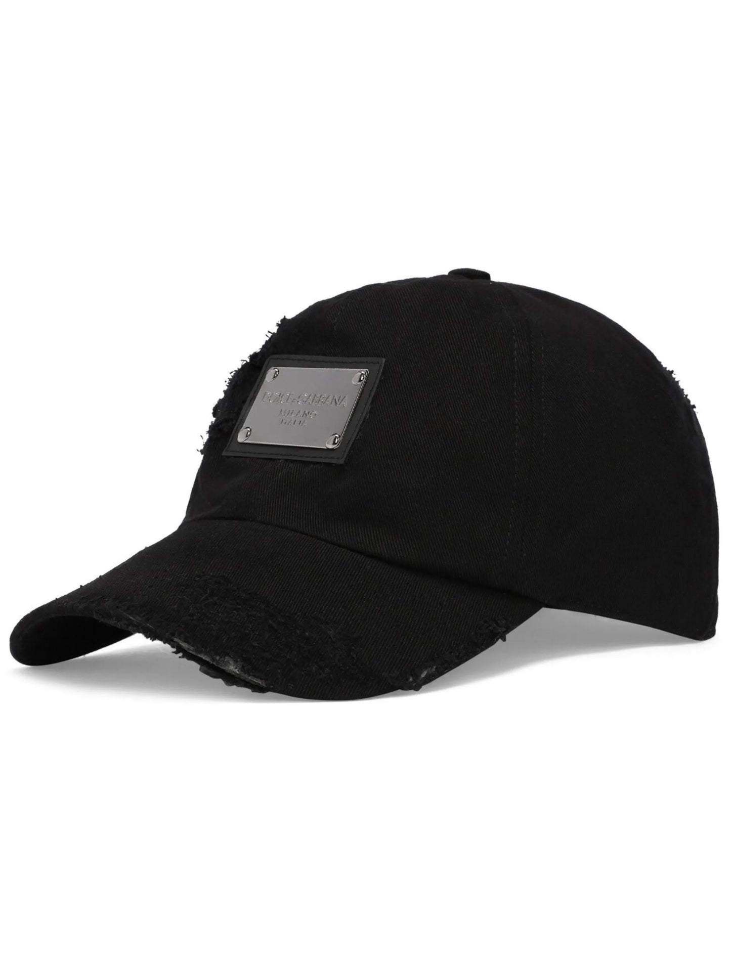 logo-plaque baseball cap