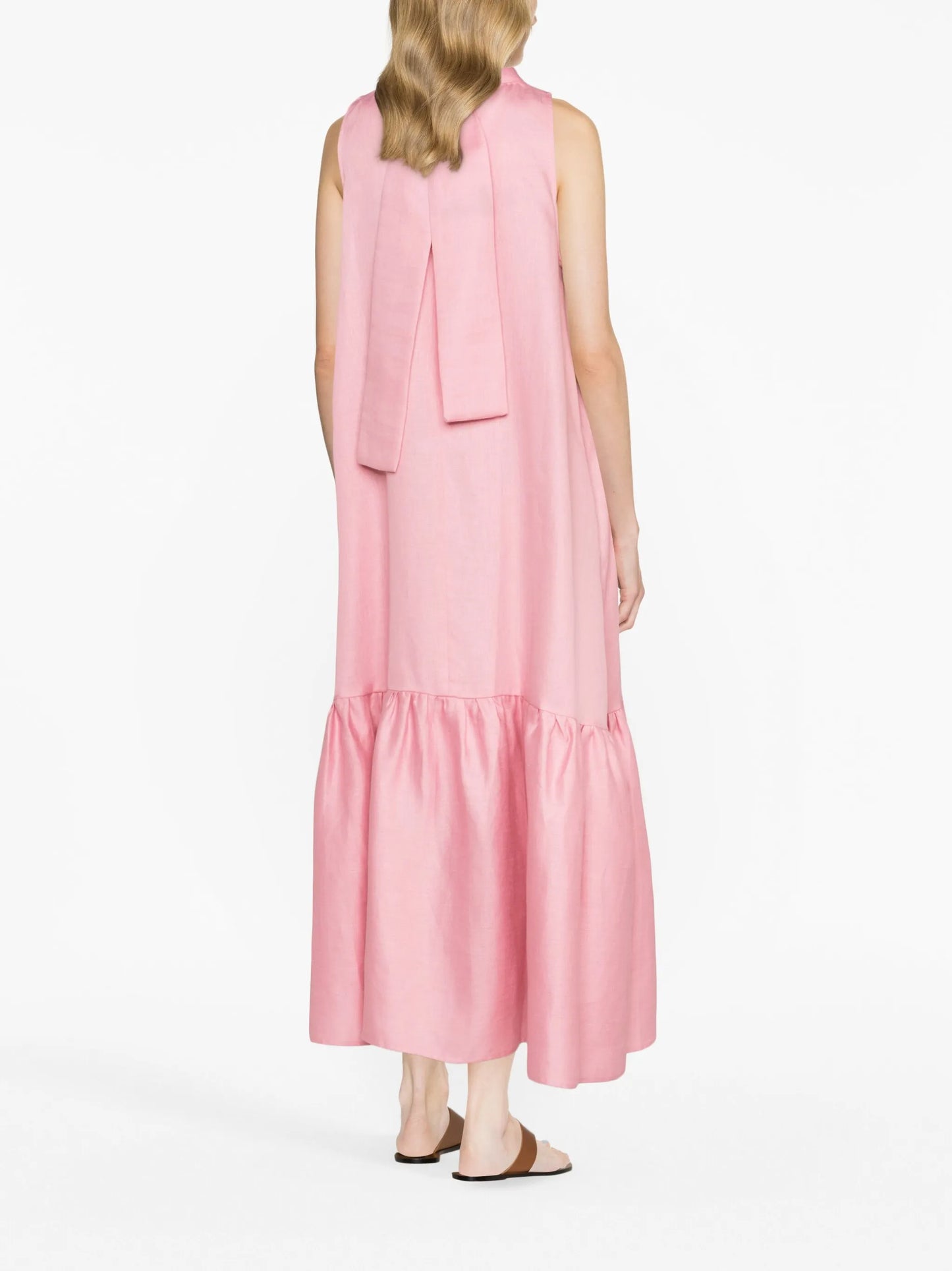 Oslo linen midi dress
