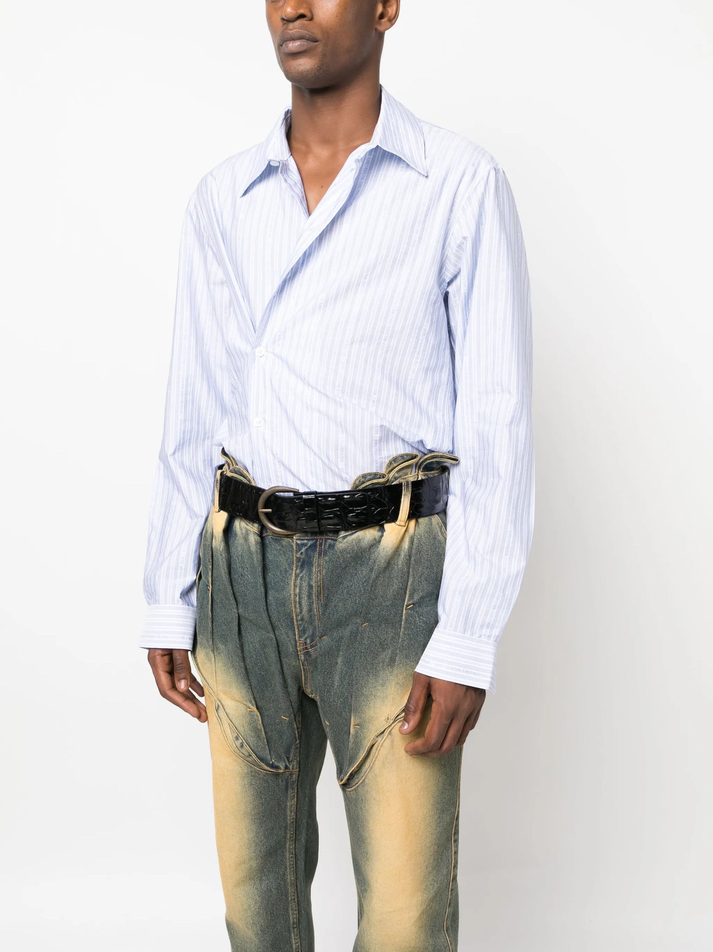 cotton wrap shirt