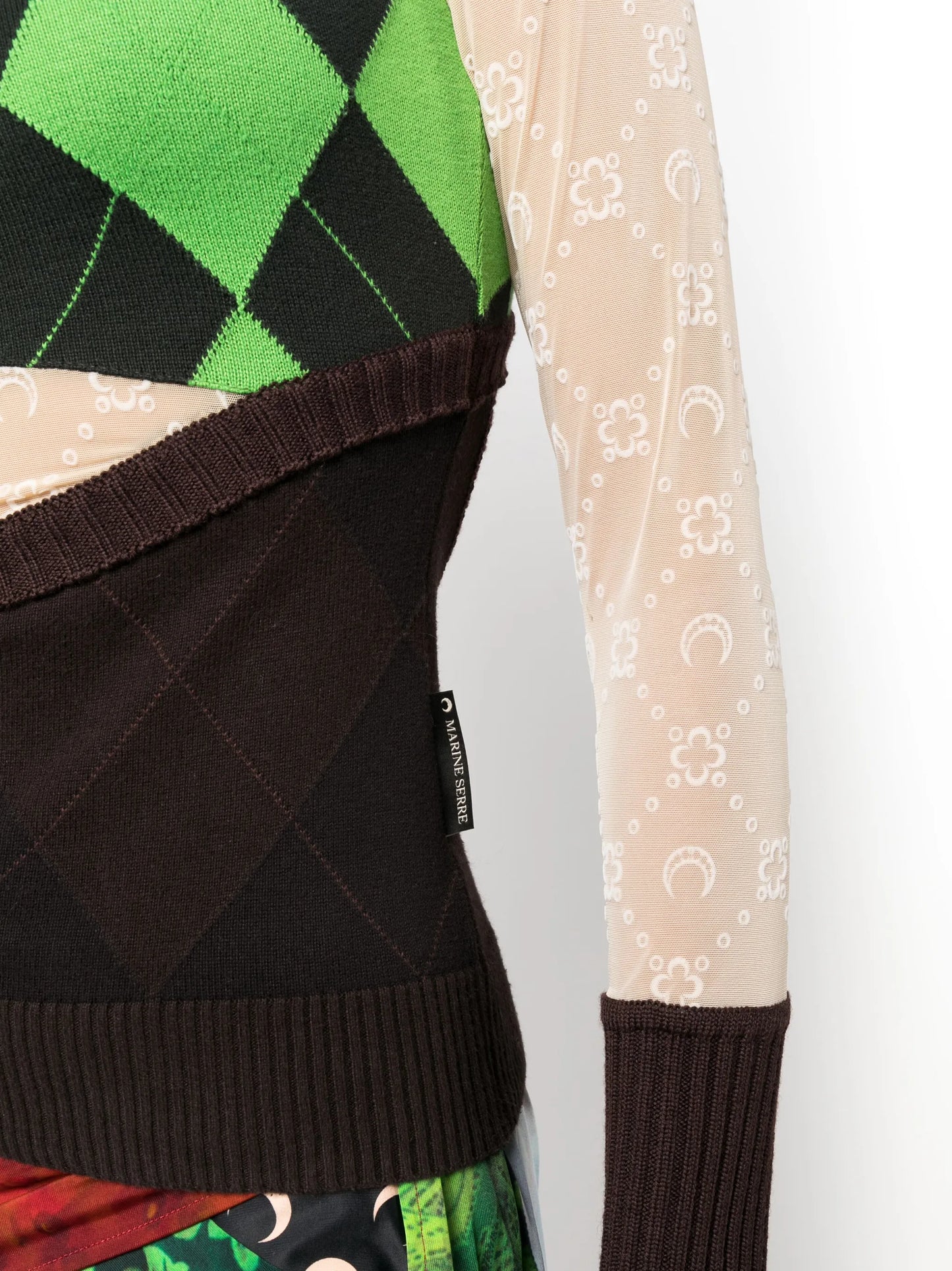 Regenerated patchwork jumper